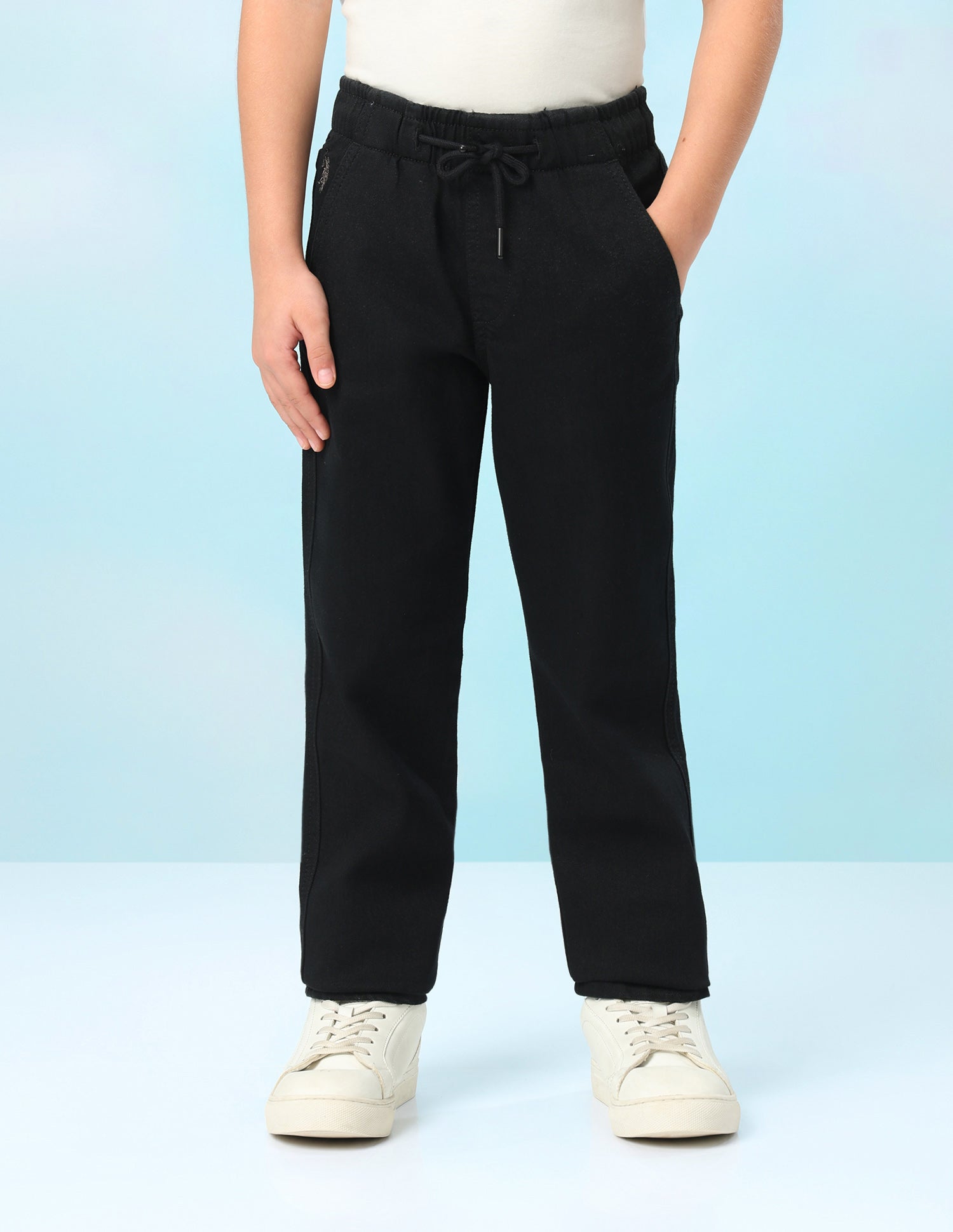 Mid Rise Regular Fit Jeans Black - U.S. Polo Assn. India | Large
