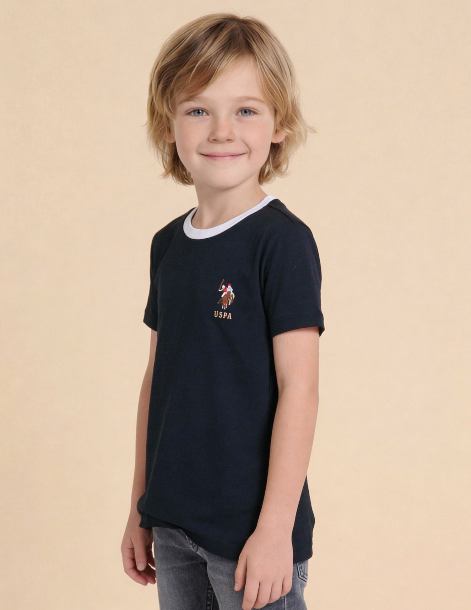 Pure Cotton Regular Fit T-Shirt - Pack Of 2 Assorted - U.S. Polo Assn. India | Large