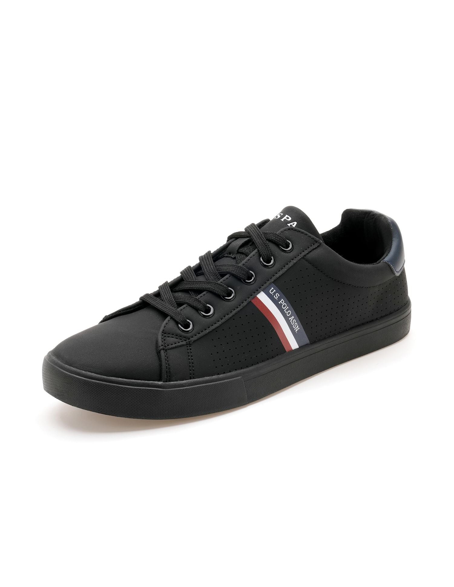 Men Capron 3.0 Solid Sneakers Black - U.S. Polo Assn. India | Large