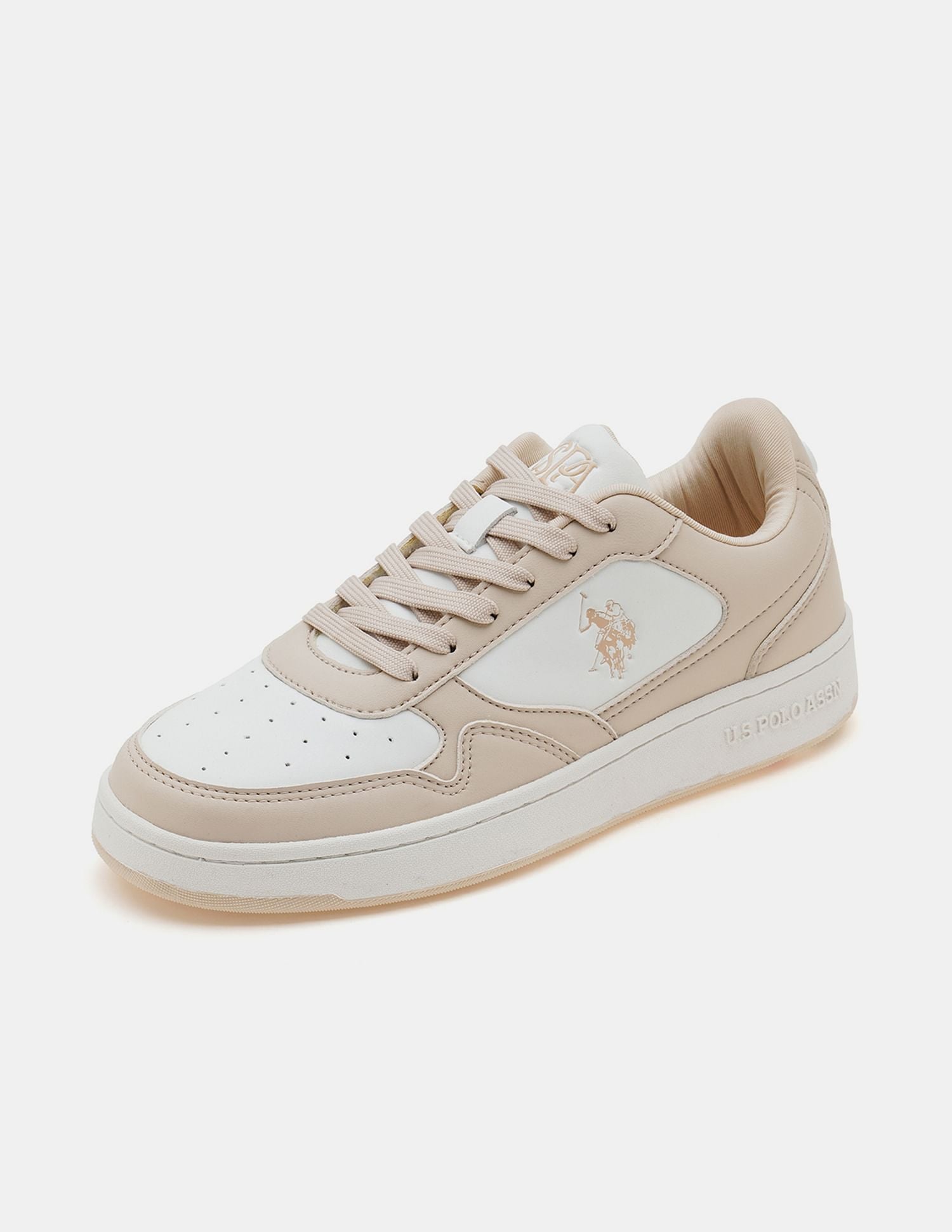 Women Nova 2.0 Colour Blocked Sneakers Nude - U.S. POLO ASSN. | Large