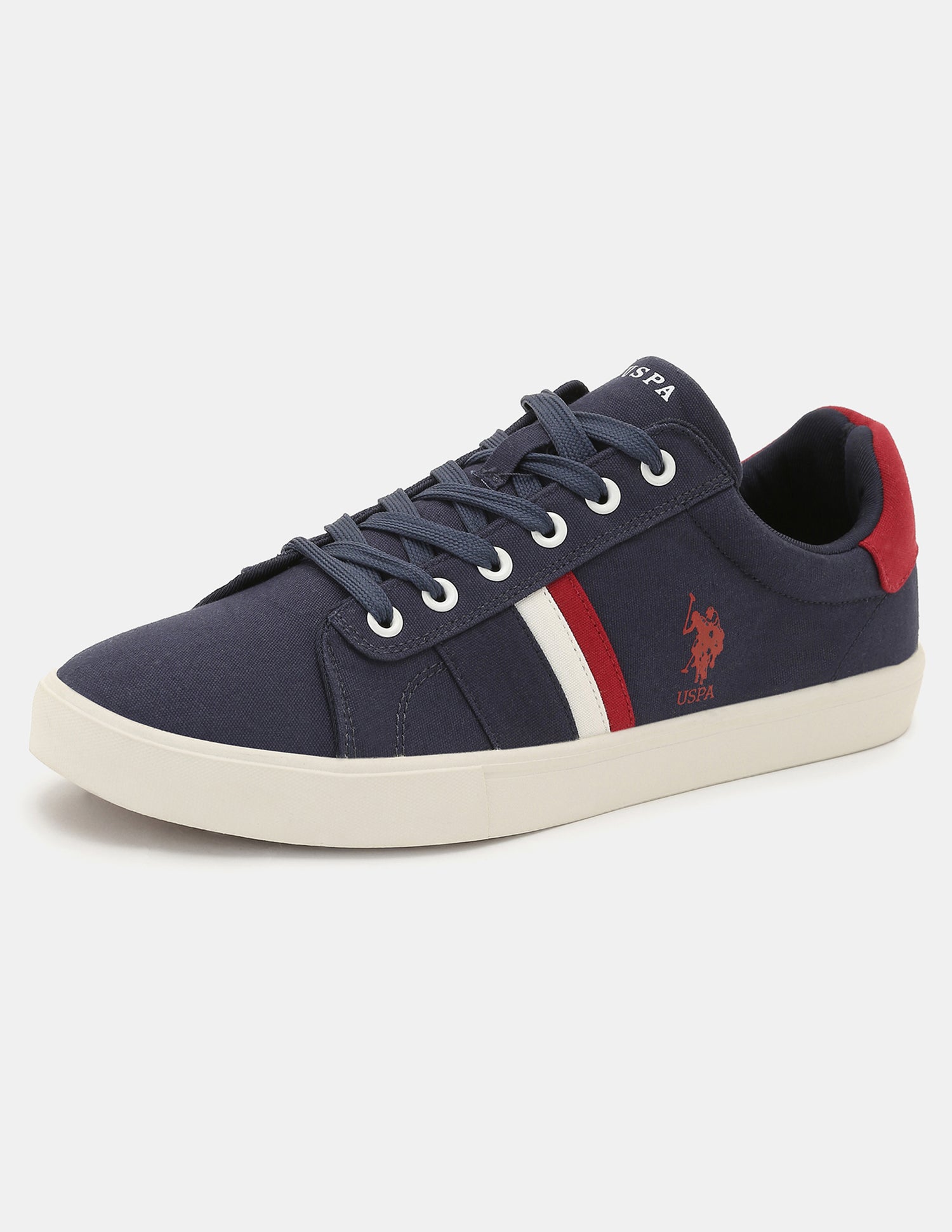 Men Solid Abor 2.0 Sneakers Navy - U.S. Polo Assn. India | Large