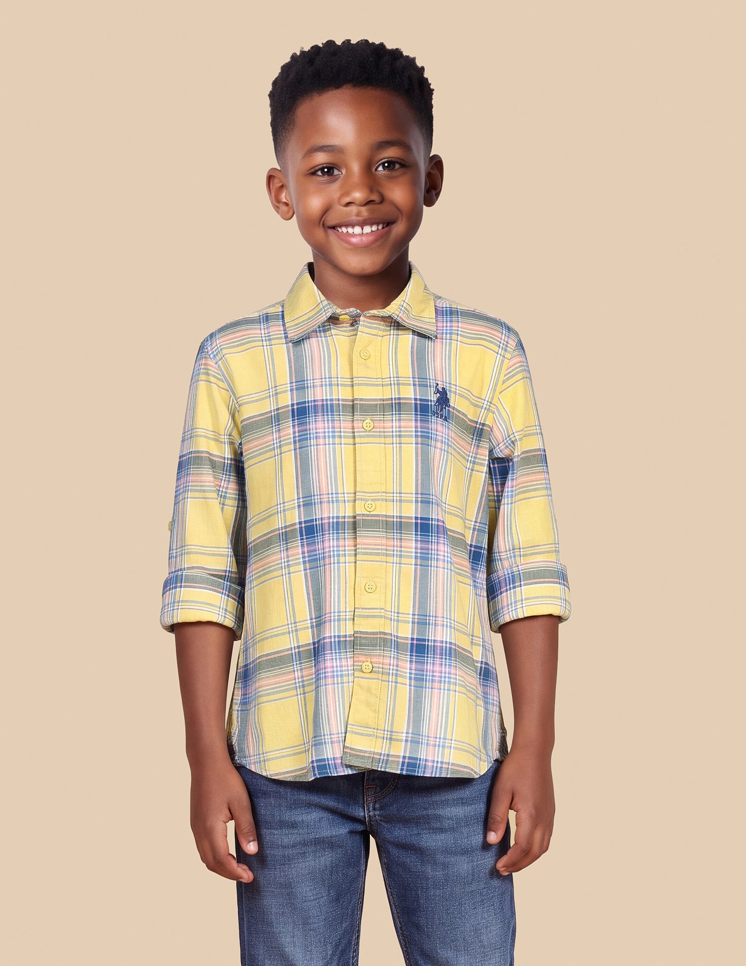Plaid Checked Regular Fit Shirt Multi3 - U.S. Polo Assn. India | Large