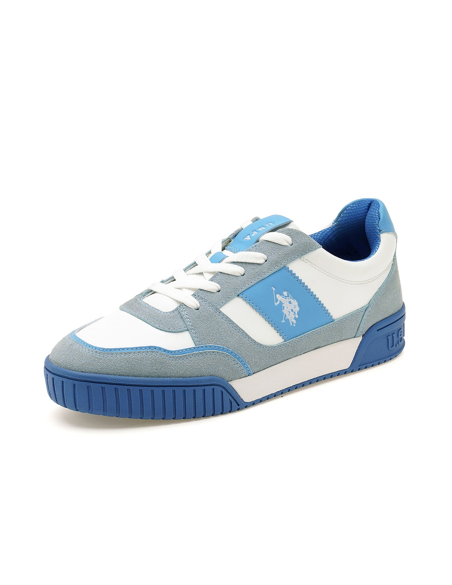 Men Rever Colourblocked Sneakers Blue - U.S. POLO ASSN. | Large