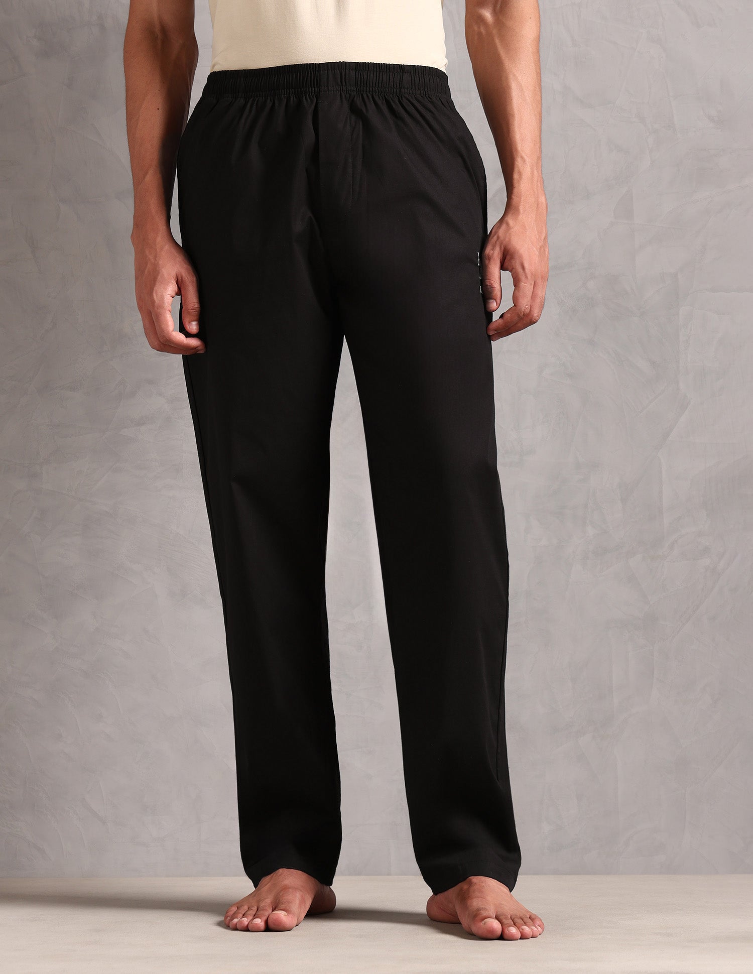 Relaxed Fit Solid LP003 Lounge Pants - Pack Of 1 Black - U.S. POLO ASSN. | Large