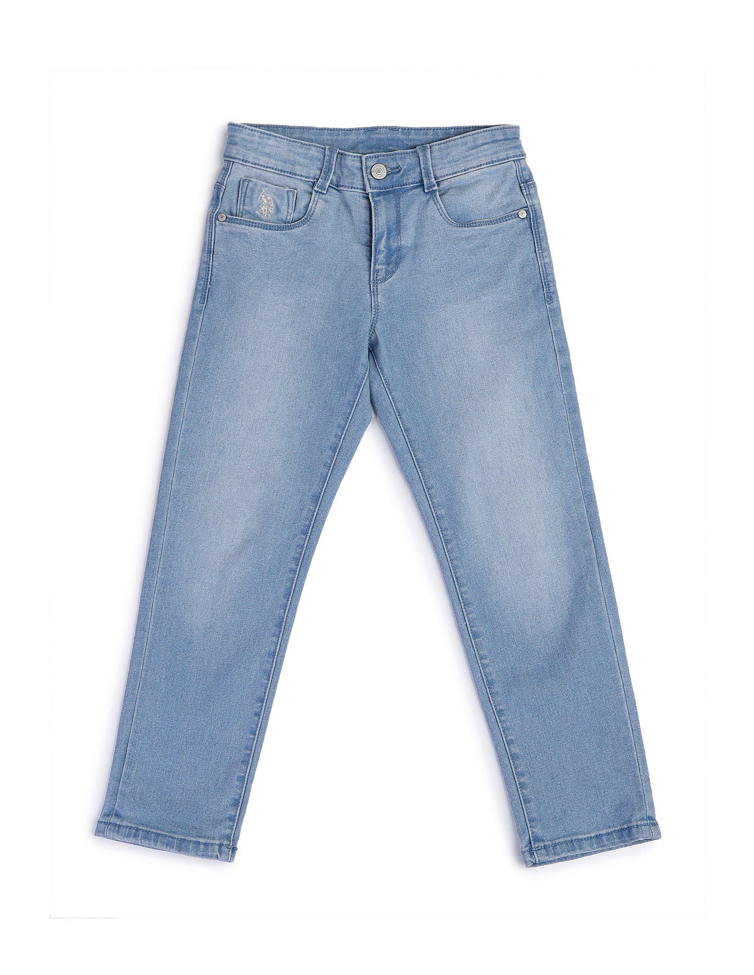 Slim fit Solid Jeans Light Blue - U.S. POLO ASSN. | Large