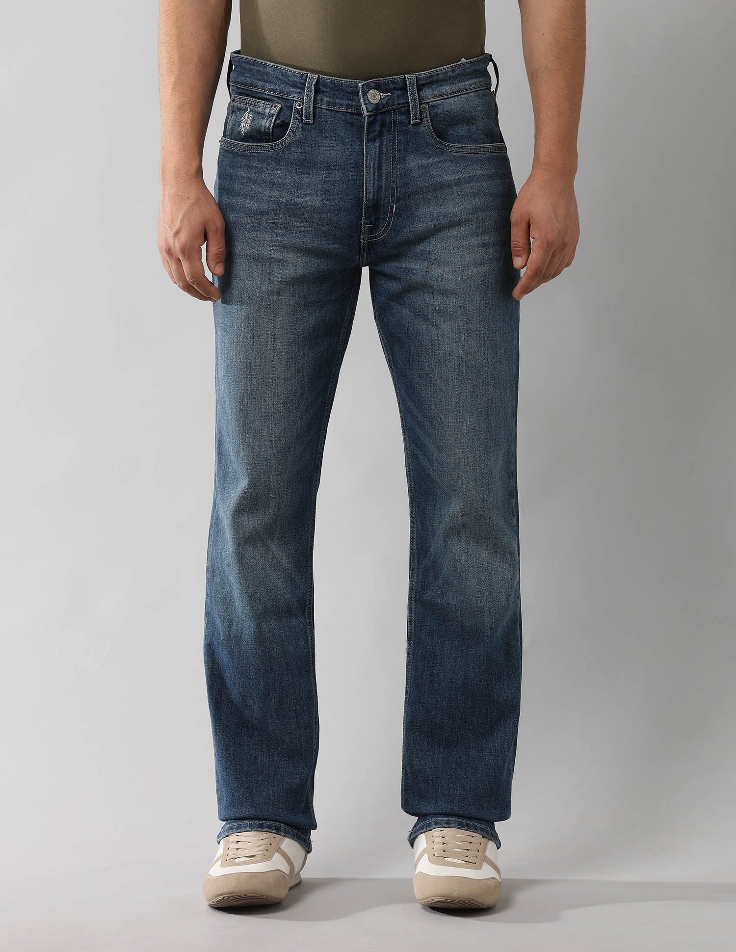Harold Slim Straight Fit Vintage Jeans Blue - U.S. Polo Assn. India | Large