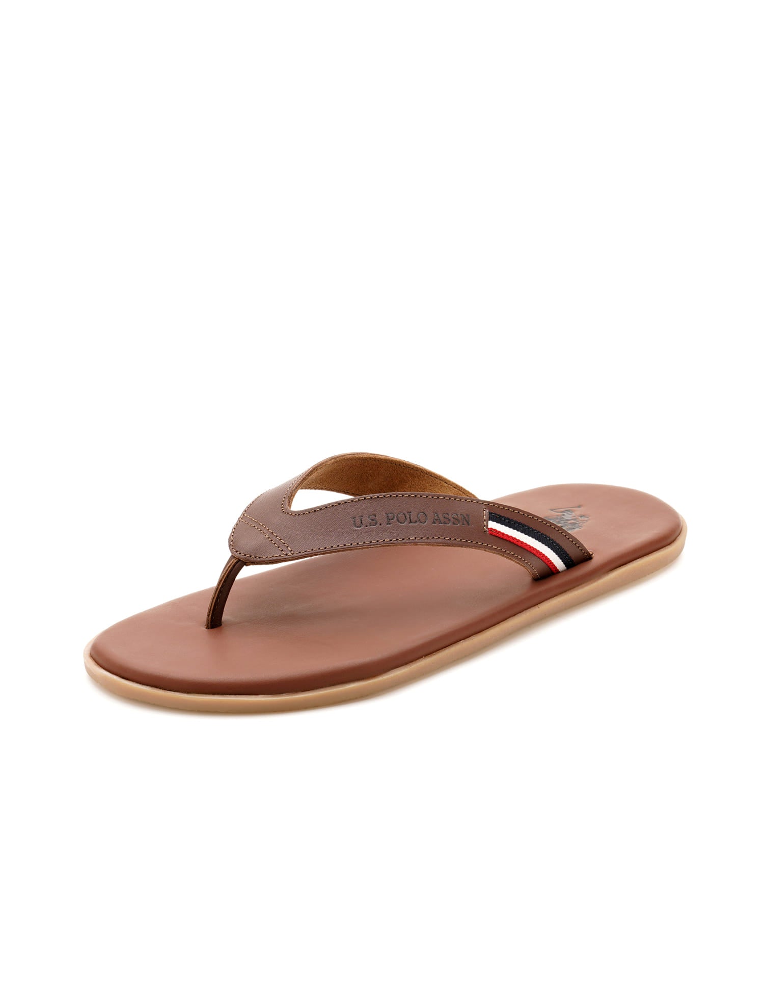 Men Aura 2.0 Flip Flops Brown - U.S. Polo Assn. India | Large