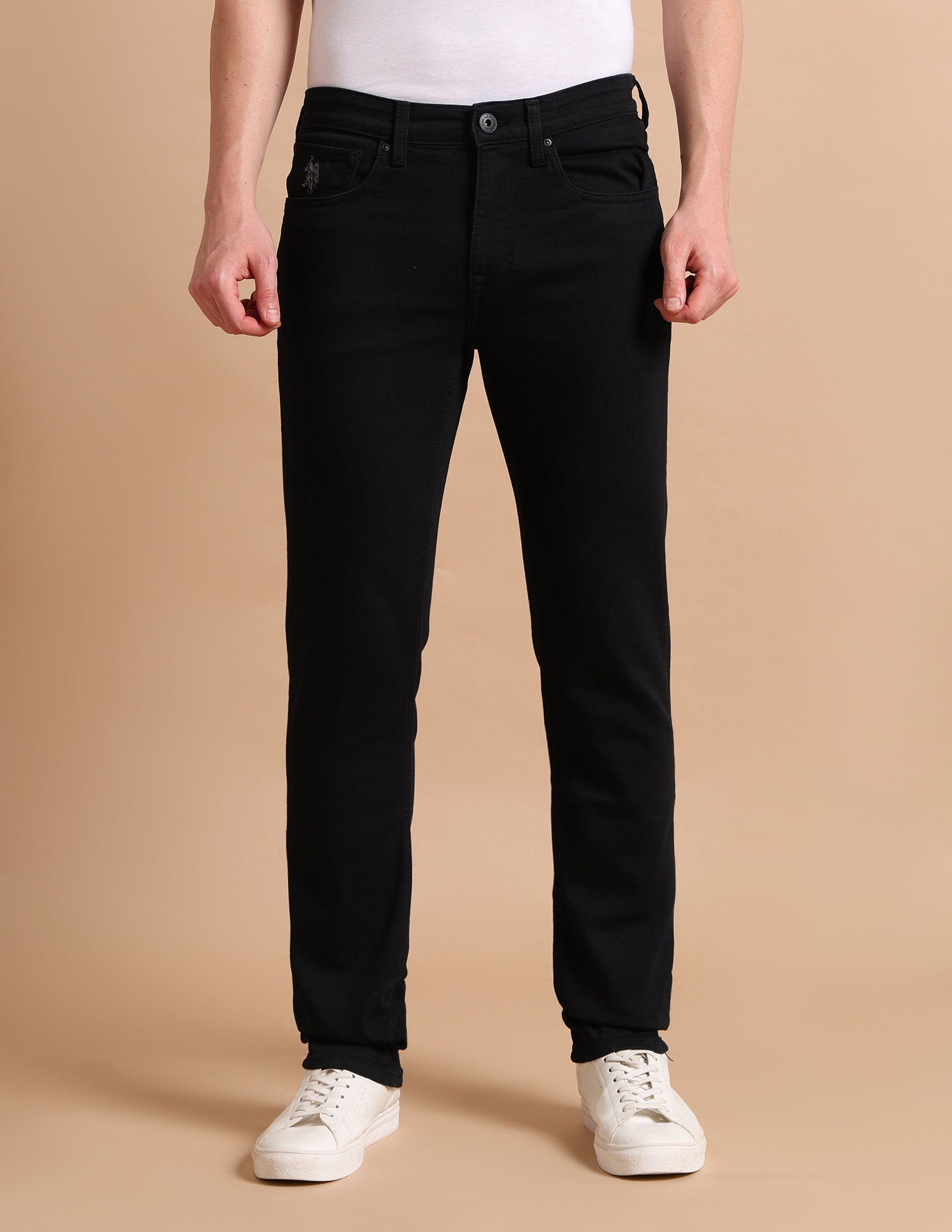 Regallo Skinny Fit Jeans Black - U.S. POLO ASSN. | Large