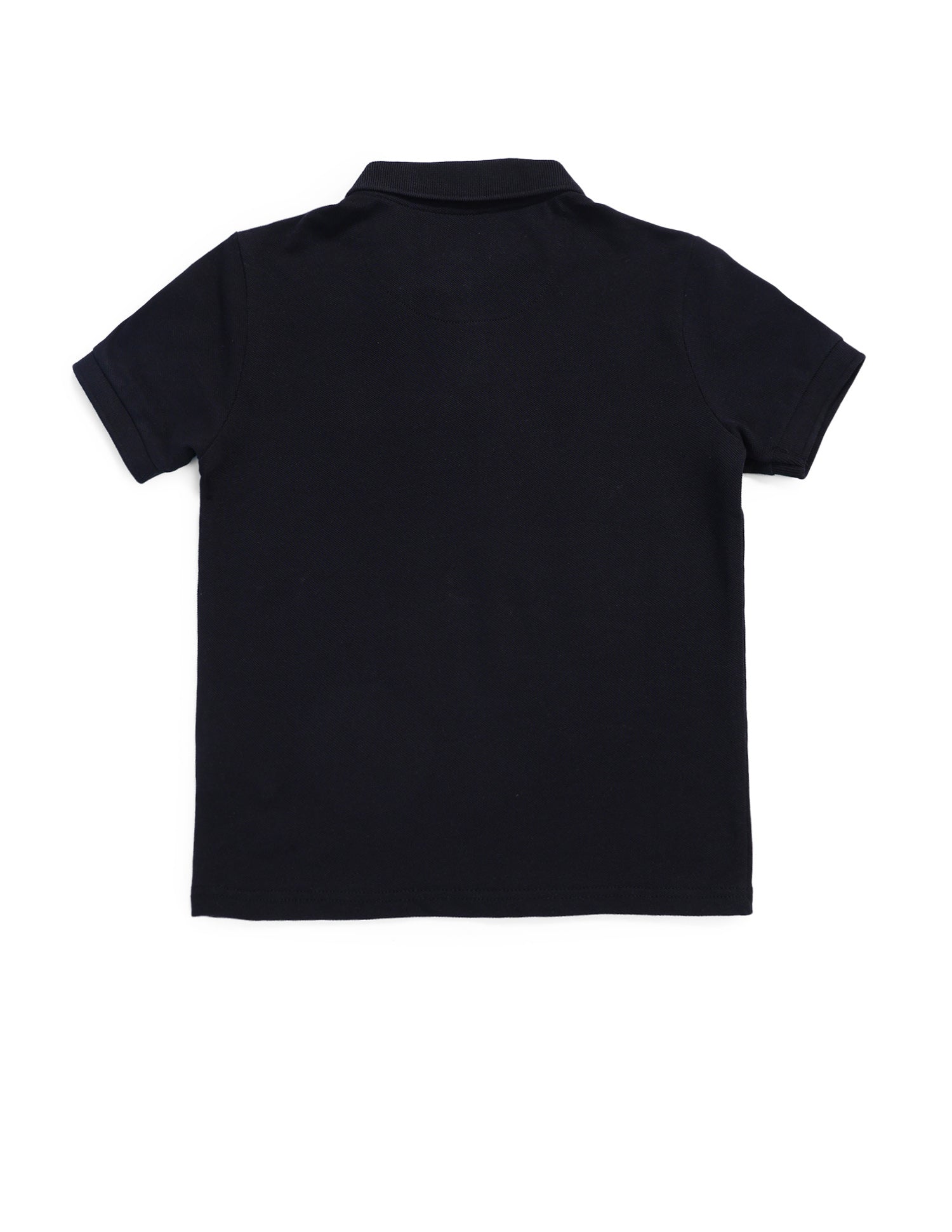 Boys Solid Regular Fit T-Shirt Black - U.S. POLO ASSN. | Large