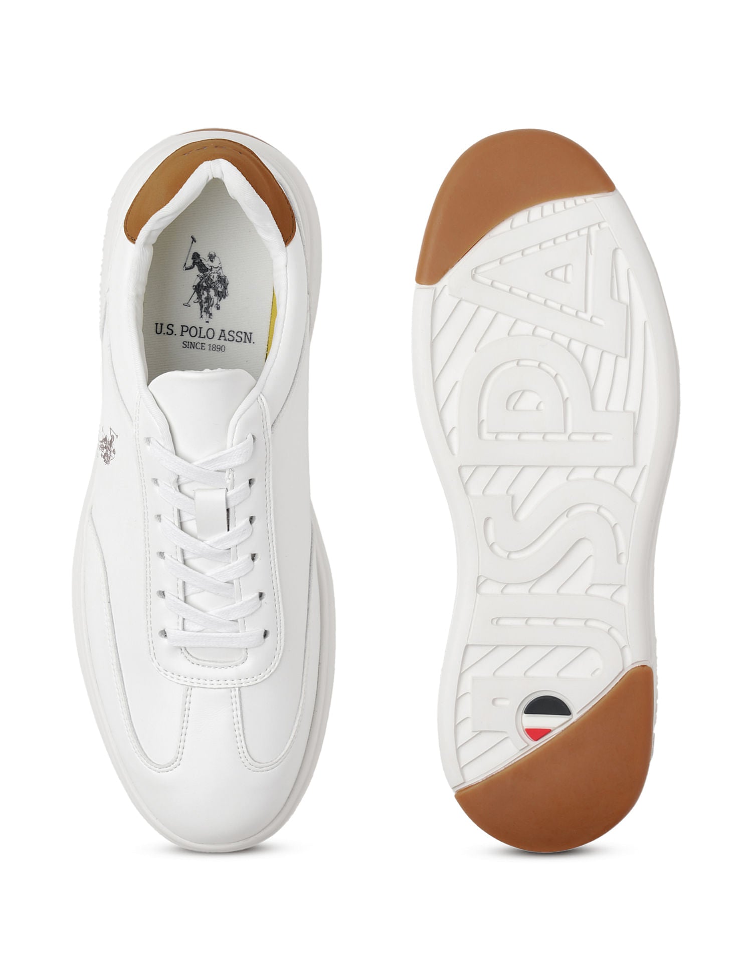 Men Como White All Day Sneakers White - U.S. POLO ASSN. | Large