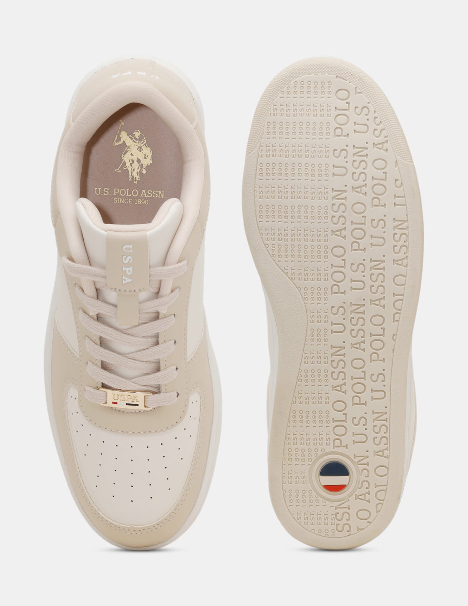 Rein 2.0 Beige Sneakers Shoes Beige - U.S. Polo Assn. India | Large