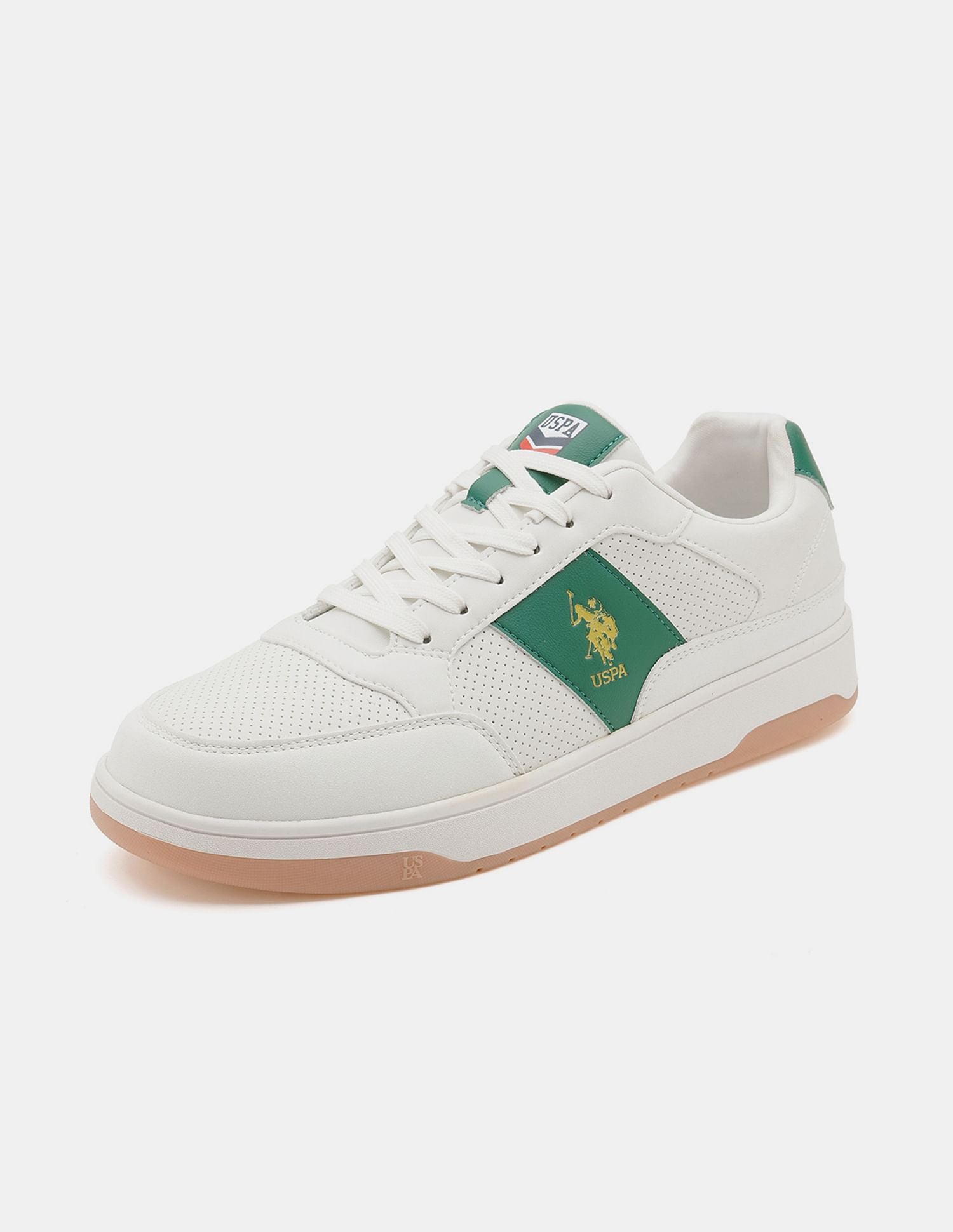 Men Simon Colour Blocked Sneakers Green - U.S. POLO ASSN. | Large