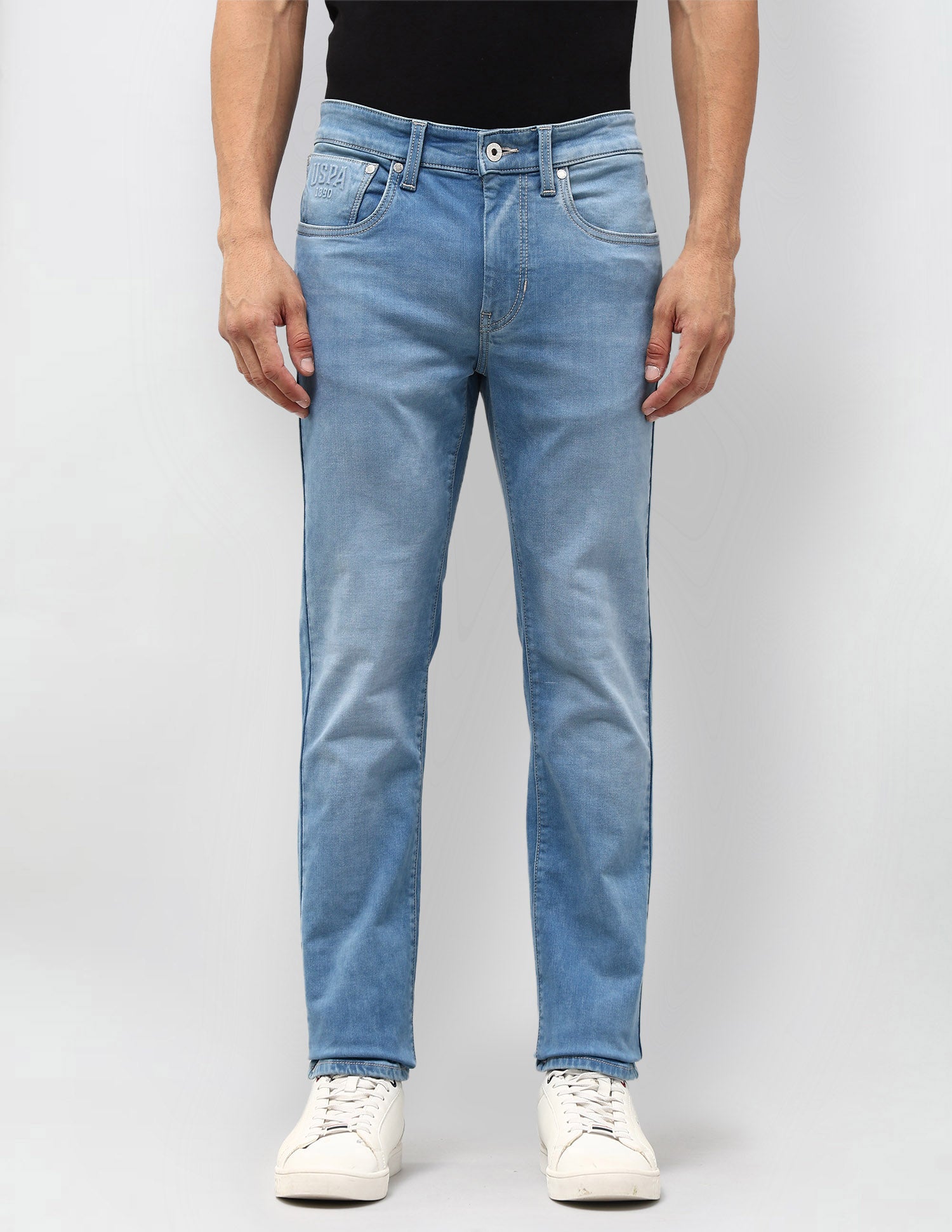 Regallo Skinny Fit Blue Jeans Blue - U.S. POLO ASSN. | Large