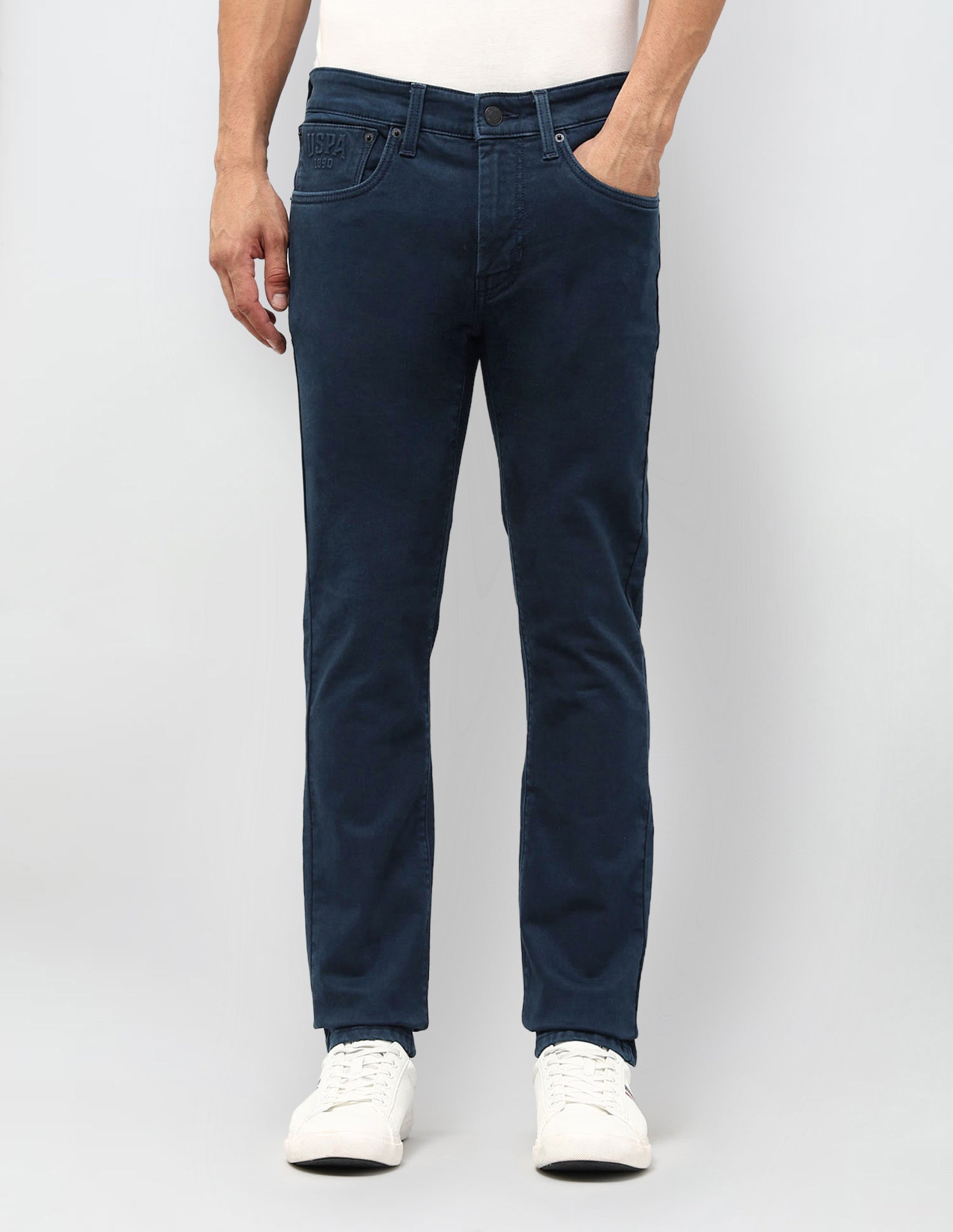 Regallo Skinny Fit Blue Jeans Navy - U.S. POLO ASSN. | Large