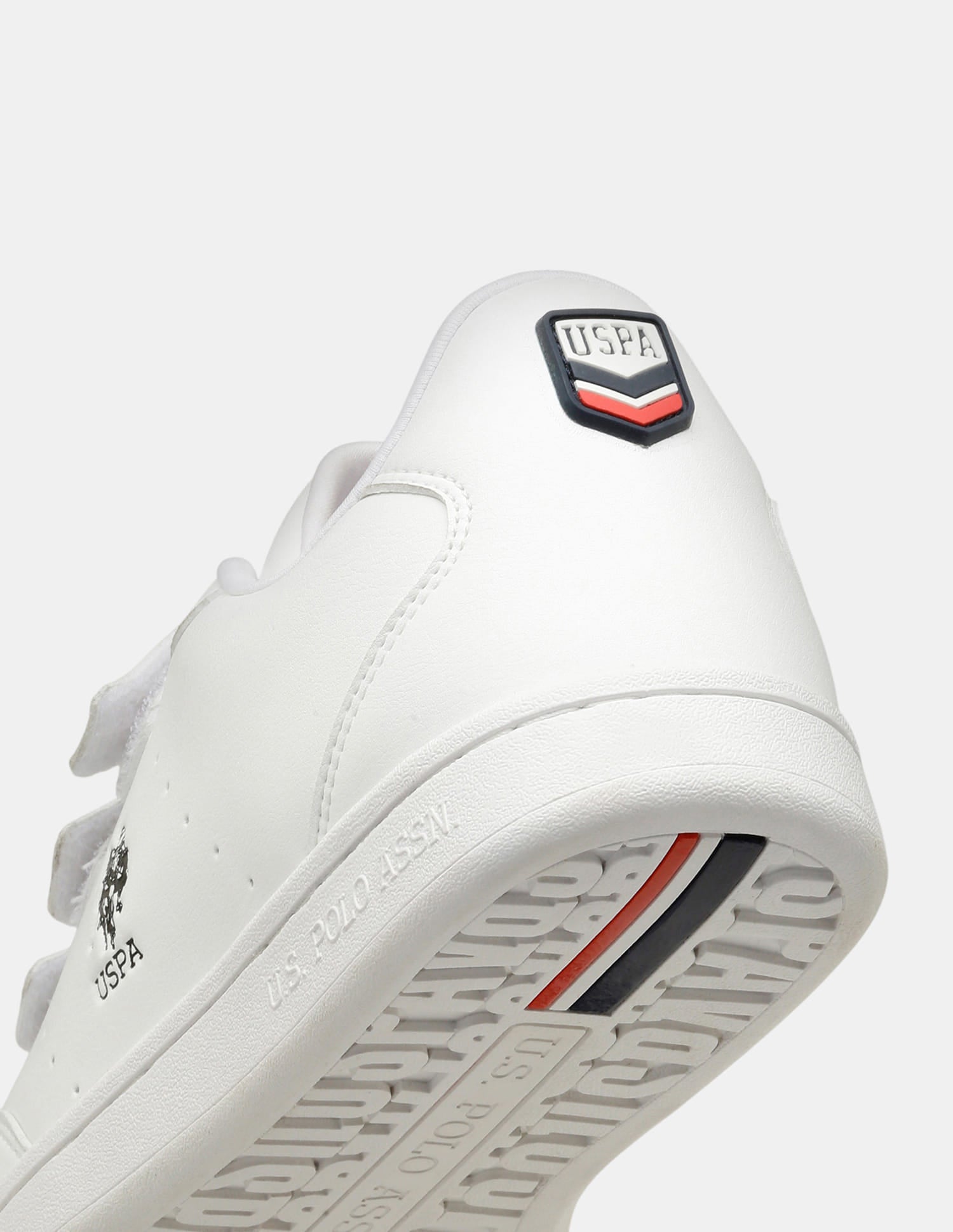 Men Elio Velcro Sneakers White - U.S. Polo Assn. India | Large