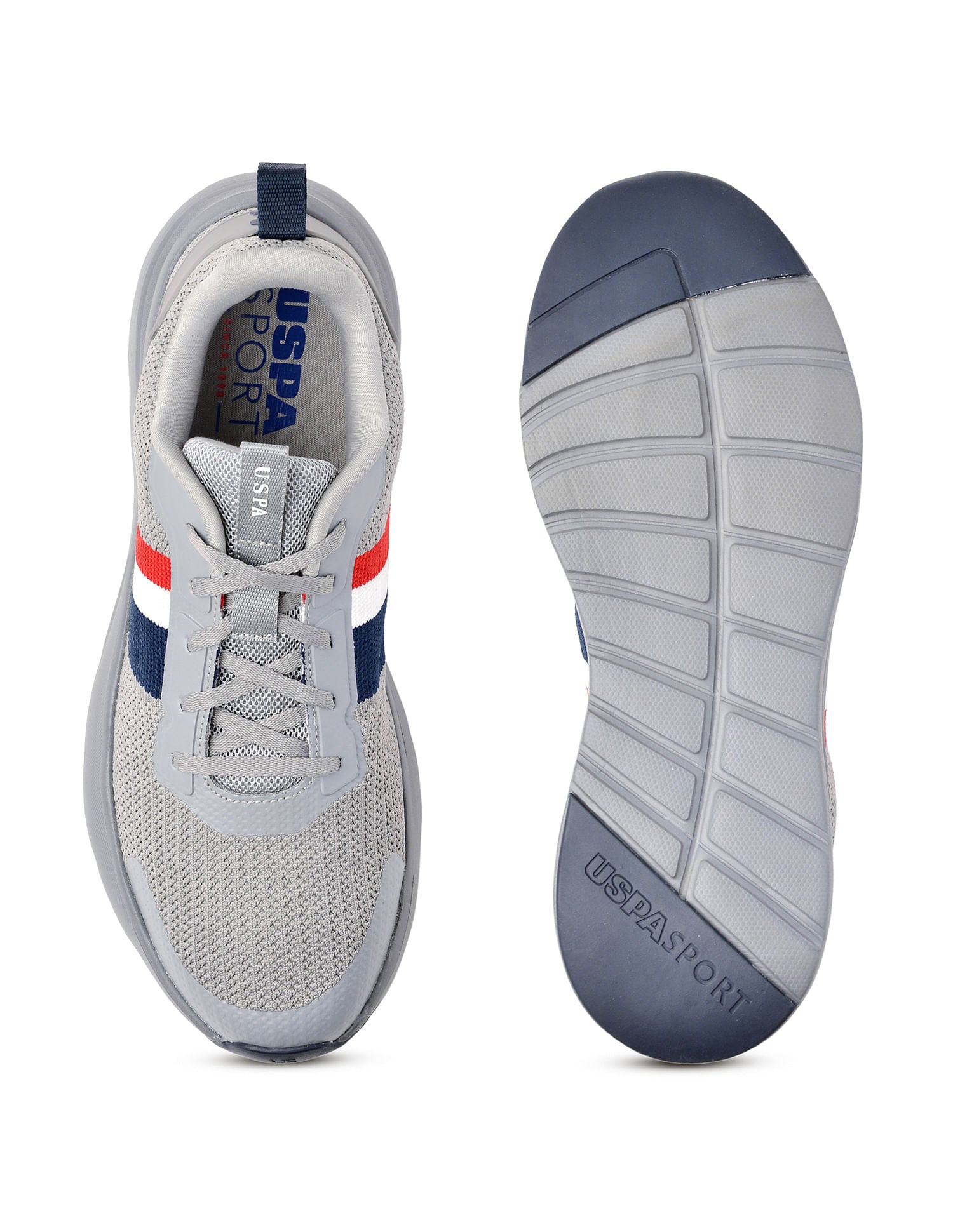 Men Mullen 2.0 Grey Uspa Sport  Sneakers Grey - U.S. Polo Assn. India | Large