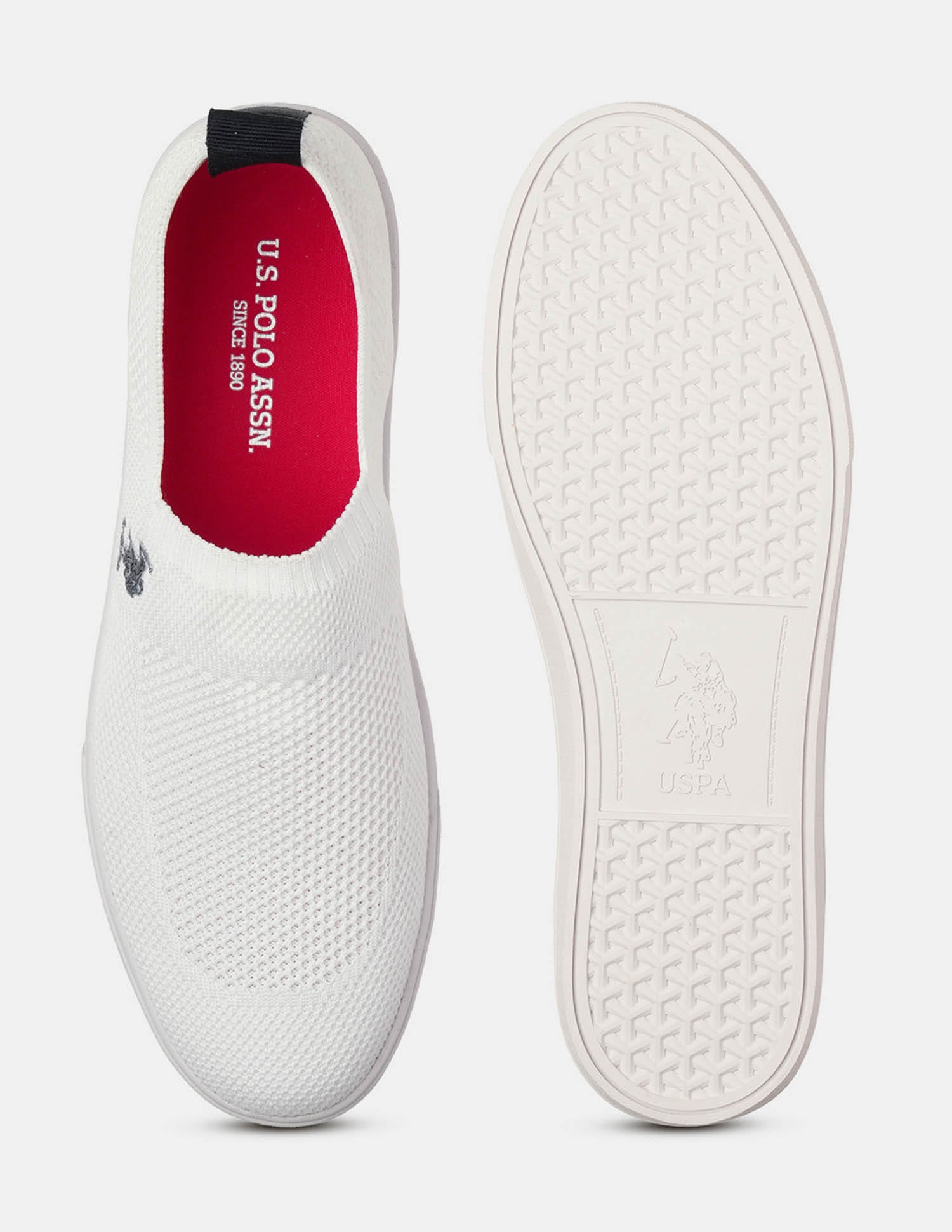 Men Octavia 3.0 Slip On Sneakers Off White - U.S. Polo Assn. India | Large