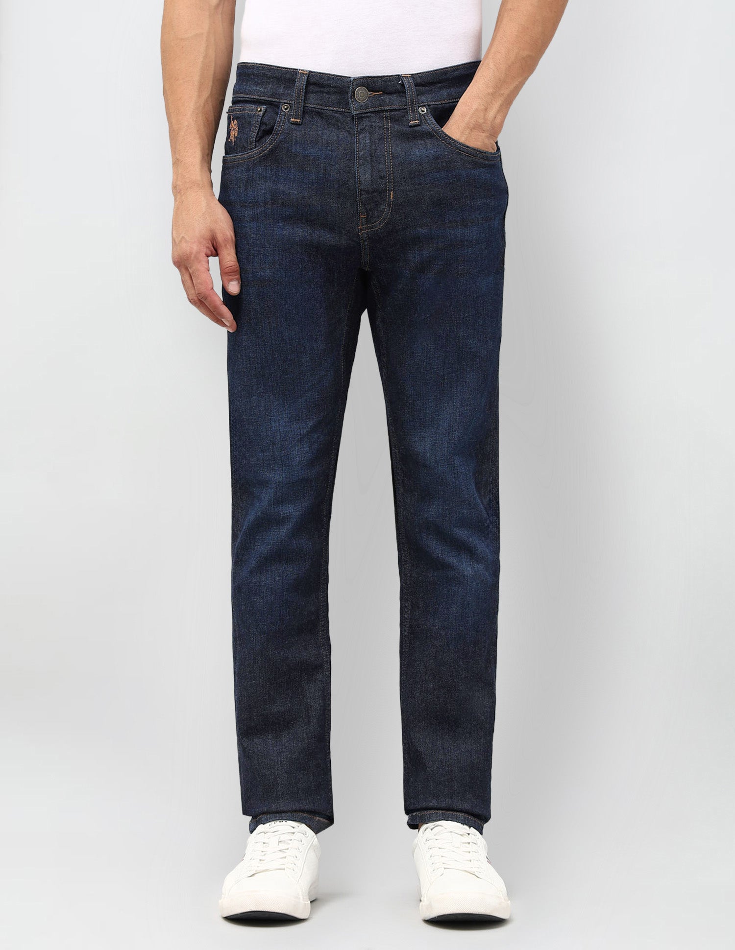 Regallo Skinny Fit Blue Jeans Dark Blue - U.S. POLO ASSN. | Large