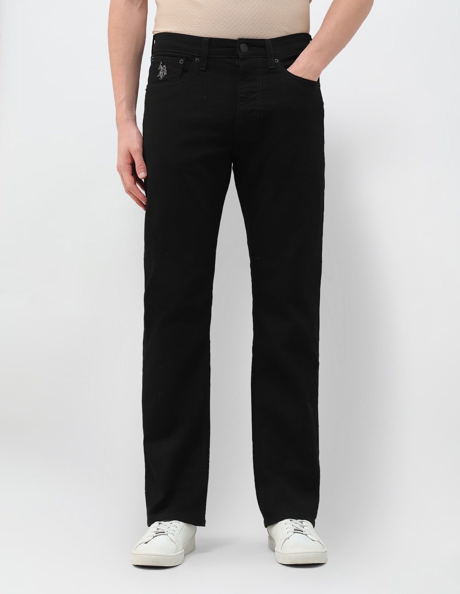 Connor Boot Cut Black Jeans Black - U.S. POLO ASSN. | Large