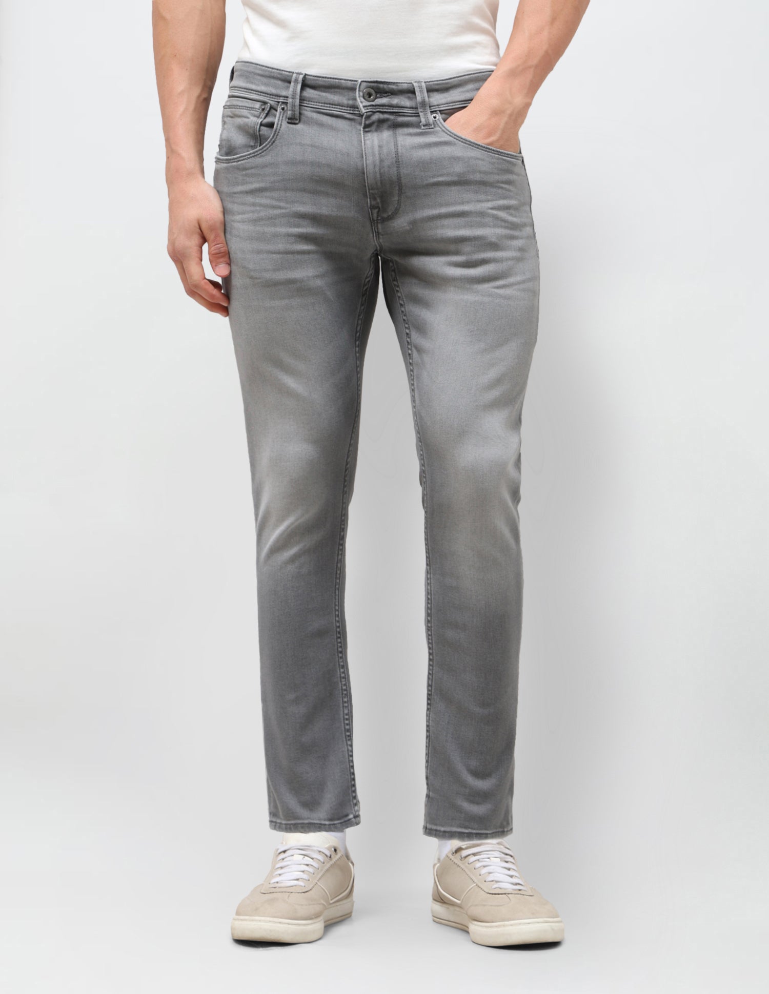 Henry Tapered Fit Grey Jeans Washed Grey - U.S. Polo Assn. India | Large