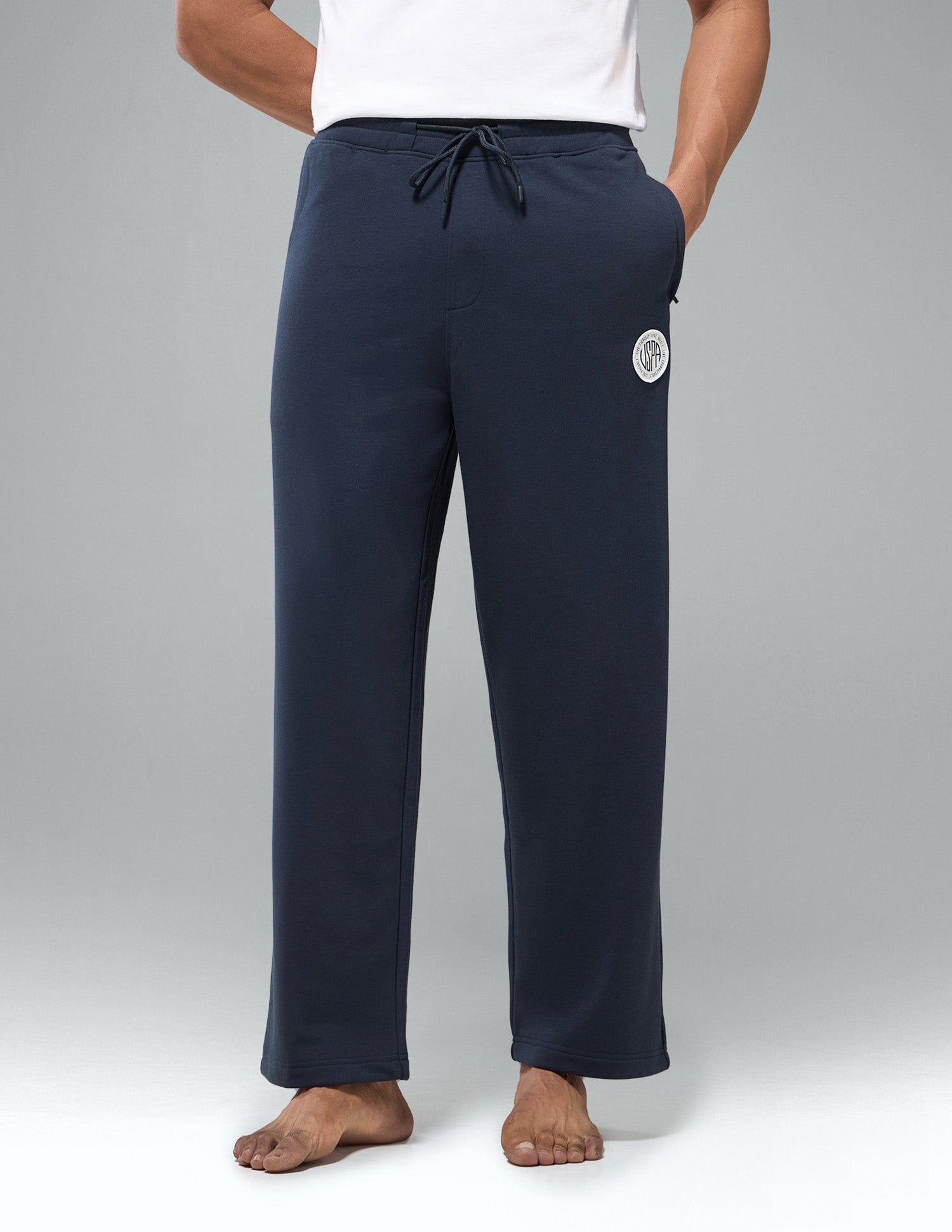 Mid Rise Relaxed Fit OR011 Track Pants Navy - U.S. Polo Assn. India | Large