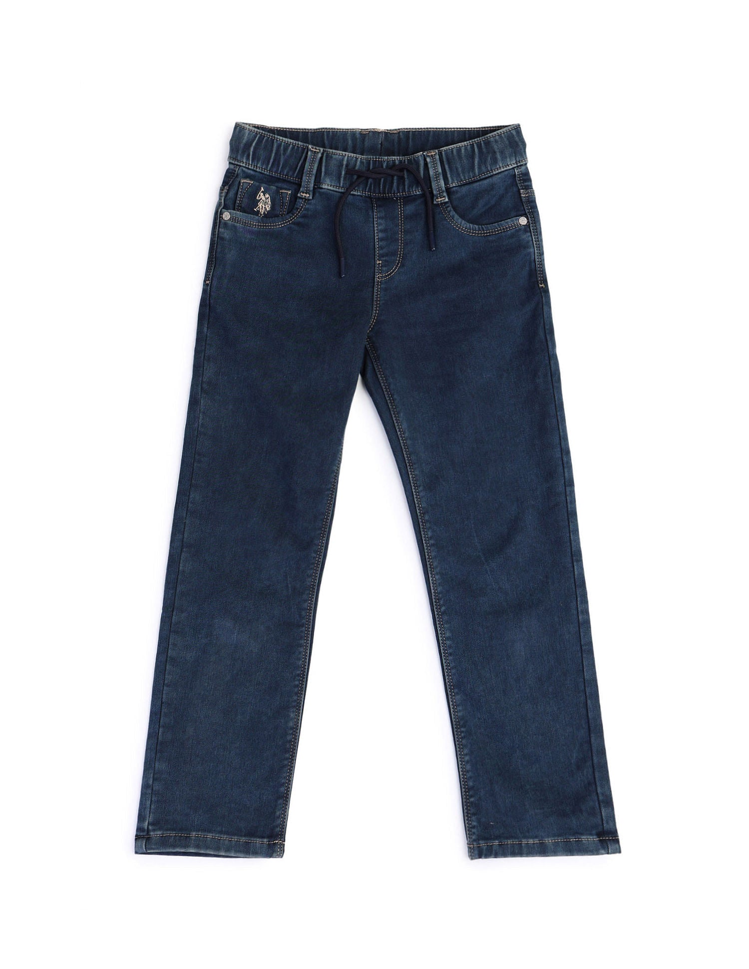 Regular fit Solid Jeans Blue - U.S. POLO ASSN. | Large