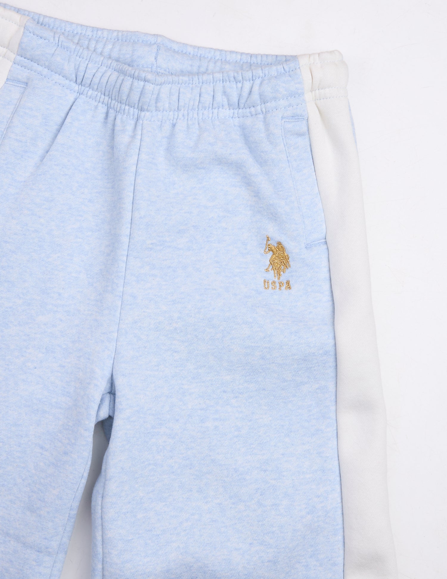 Solid Loose Fit Track Pants Blue - U.S. Polo Assn. India | Large