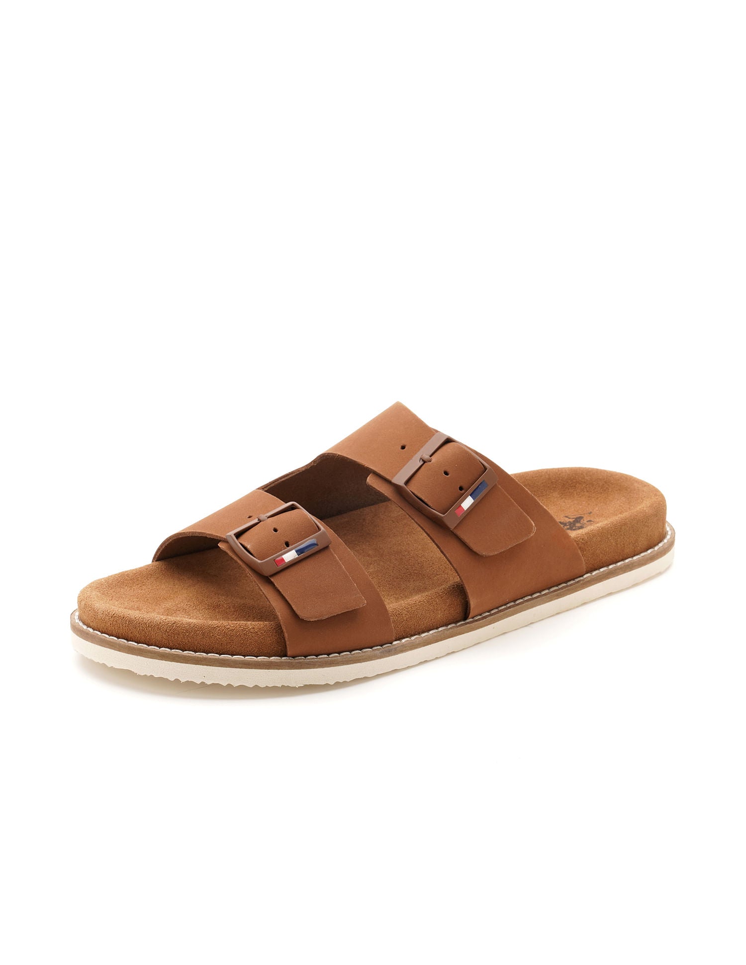 Men Mendy Flat Sandals Tan - U.S. Polo Assn. India | Large