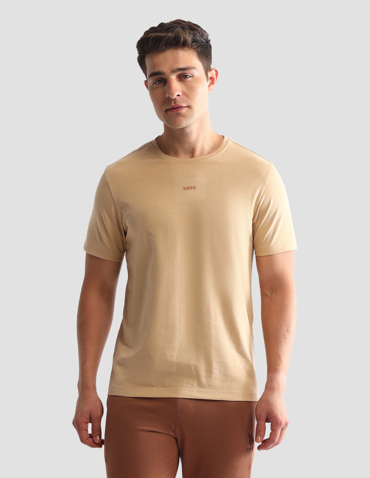 Comfort Fit Round Neck Loungewear T-Shirt Malachite Green - U.S. POLO ASSN. | Large