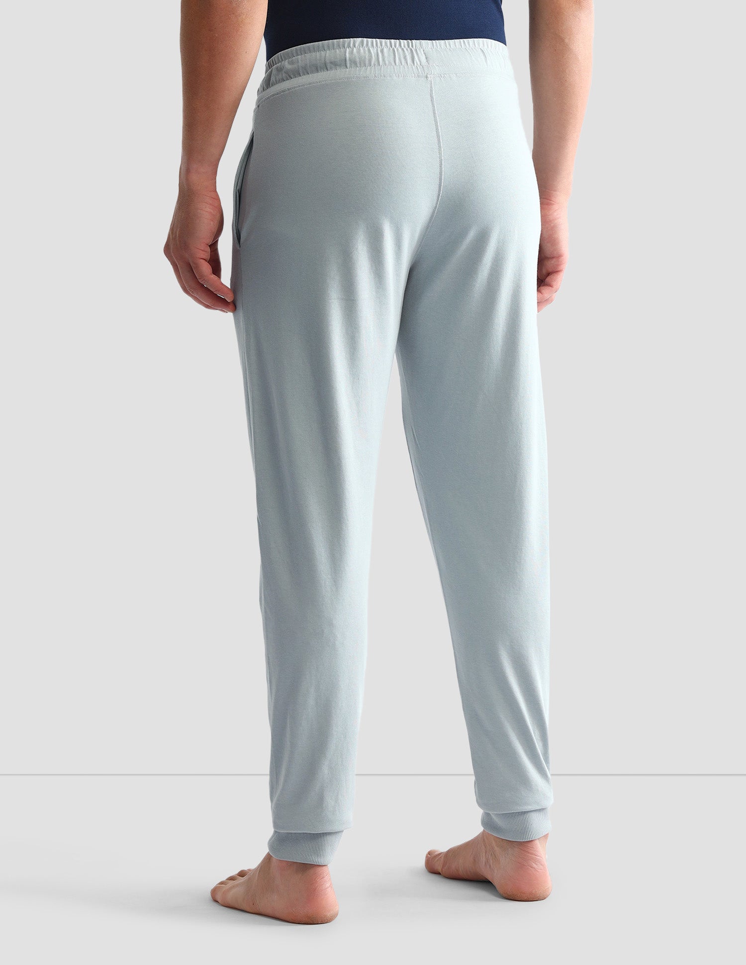 Drawstring Waist Mid-Rise Solid OJ007 Joggers Mirage Gray - U.S. POLO ASSN. | Large