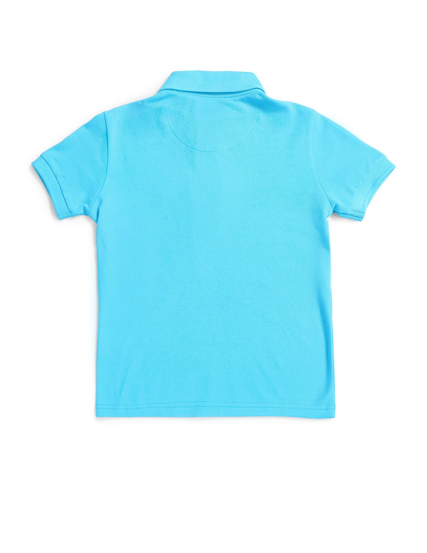 Boys Solid Cotton T-Shirt Light Blue - U.S. POLO ASSN. | Large