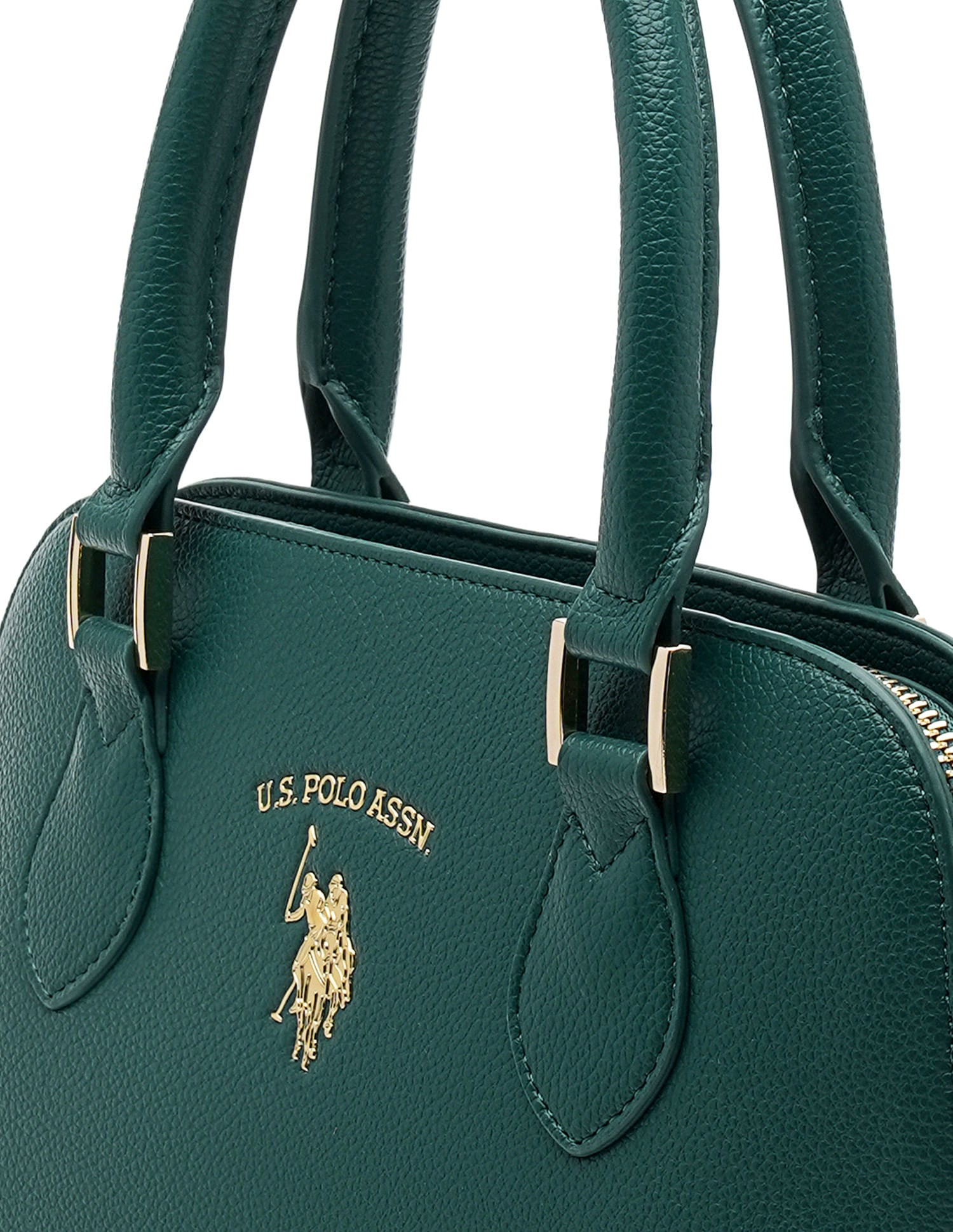 Beth Monogram Dome Handbag Green - U.S. POLO ASSN. | Large