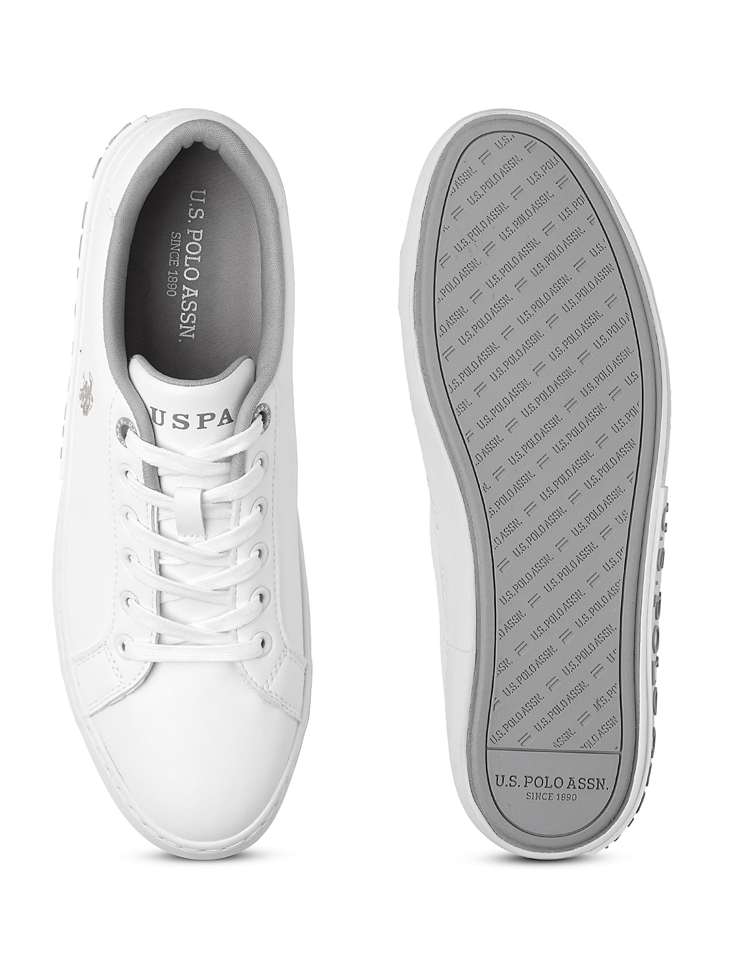 Men Solid Planal 3.0 Sneakers White - U.S. Polo Assn. India | Large