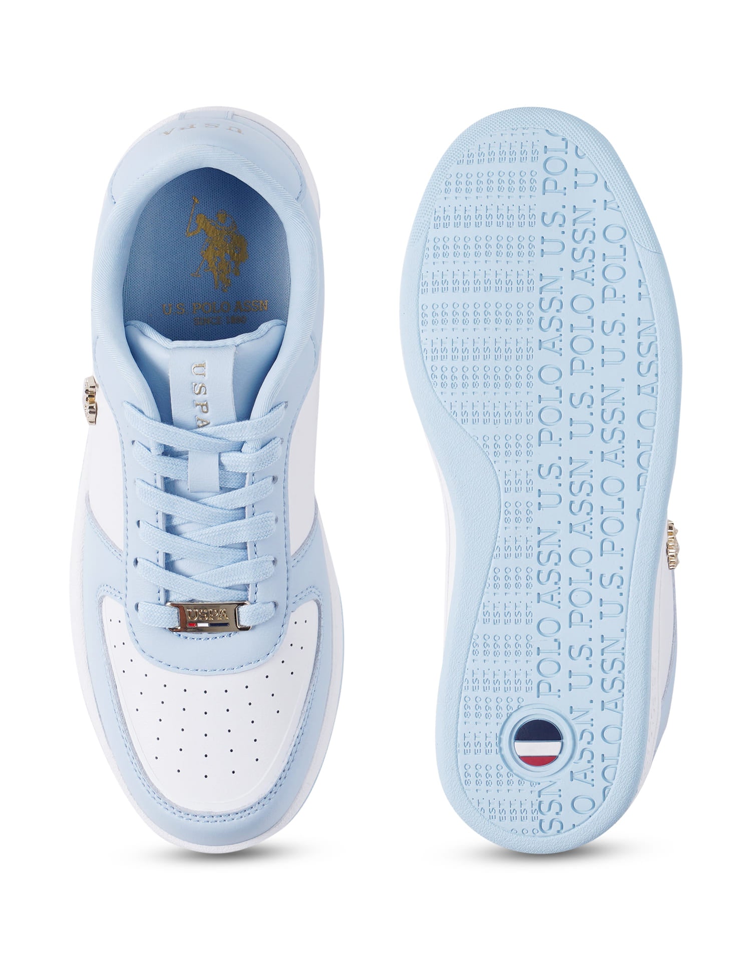 Colour Block Nyra Sneakers Blue - U.S. Polo Assn. India | Large