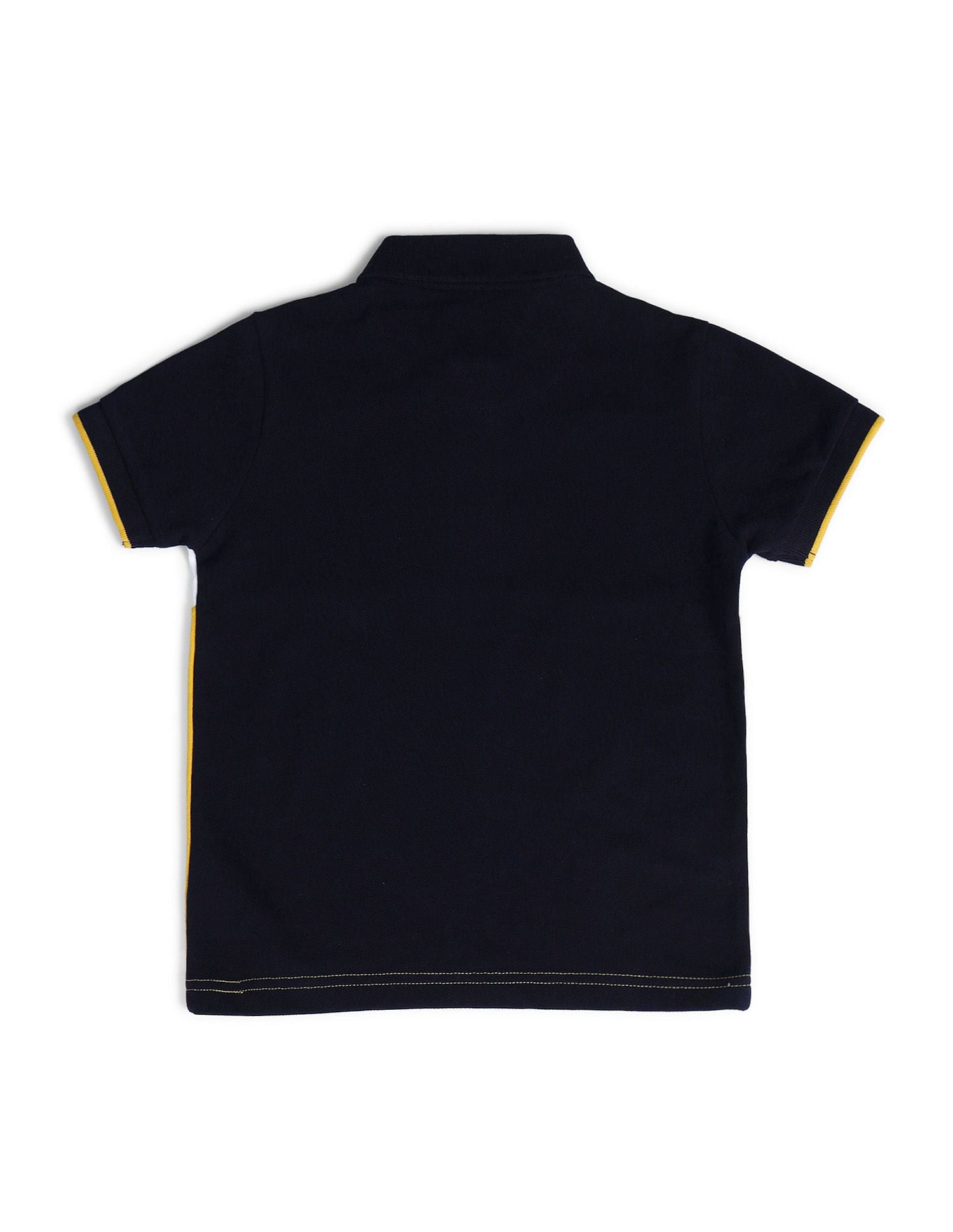 Boys Colourblocked Polo Shirt Mustard - U.S. POLO ASSN. | Large