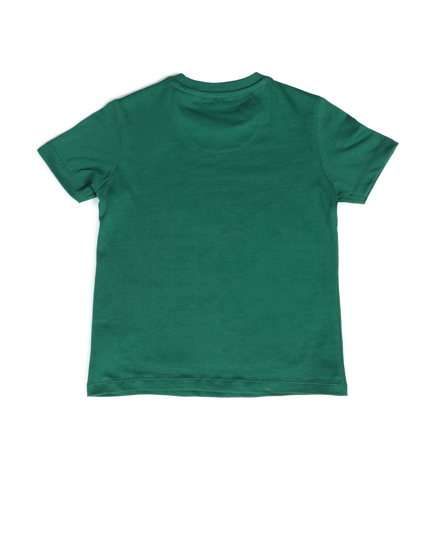 Boys Brand Printed Regular Fit T-Shirt Green - U.S. POLO ASSN. | Large