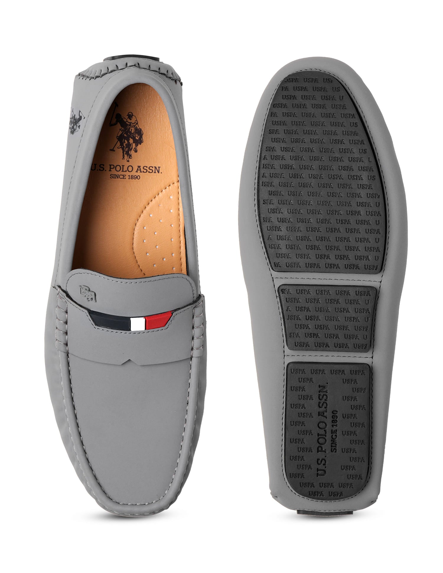 Men Galer 2.0 Loafers Grey - U.S. Polo Assn. India | Large