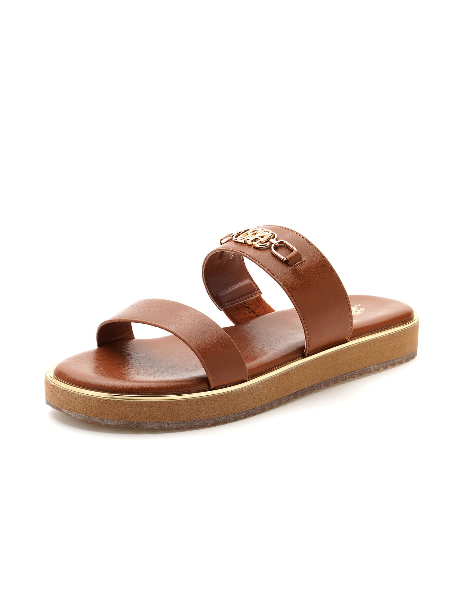 Comfort EVA Flat Cinzia Sandals Tan - U.S. POLO ASSN. | Large