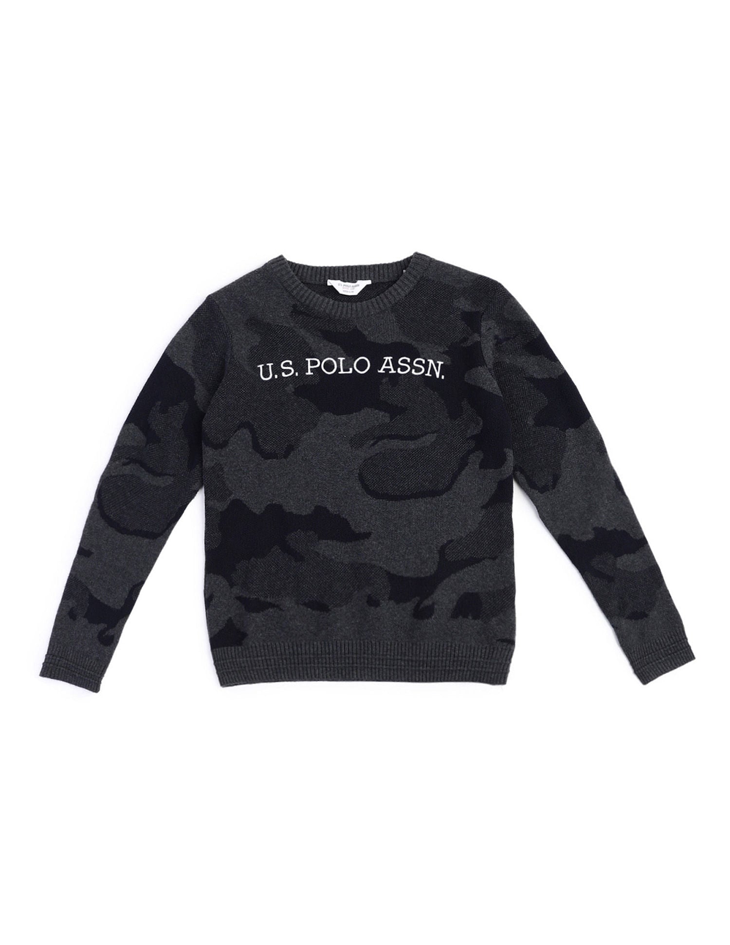 Regular fit Printed Sweaters Navy - U.S. POLO ASSN. | Large