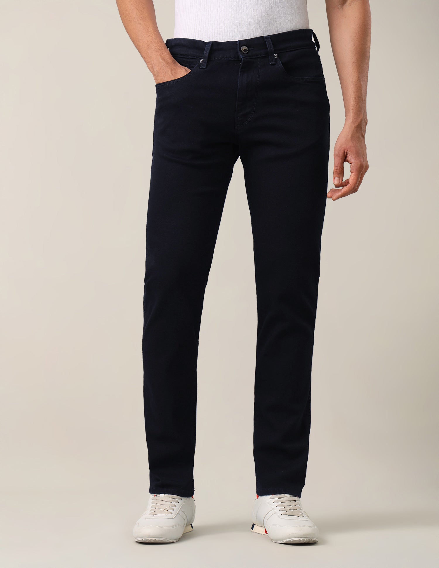 Brandon Slim-Tapered Fit Blue Jeans Rinse Blue - U.S. Polo Assn. India | Large