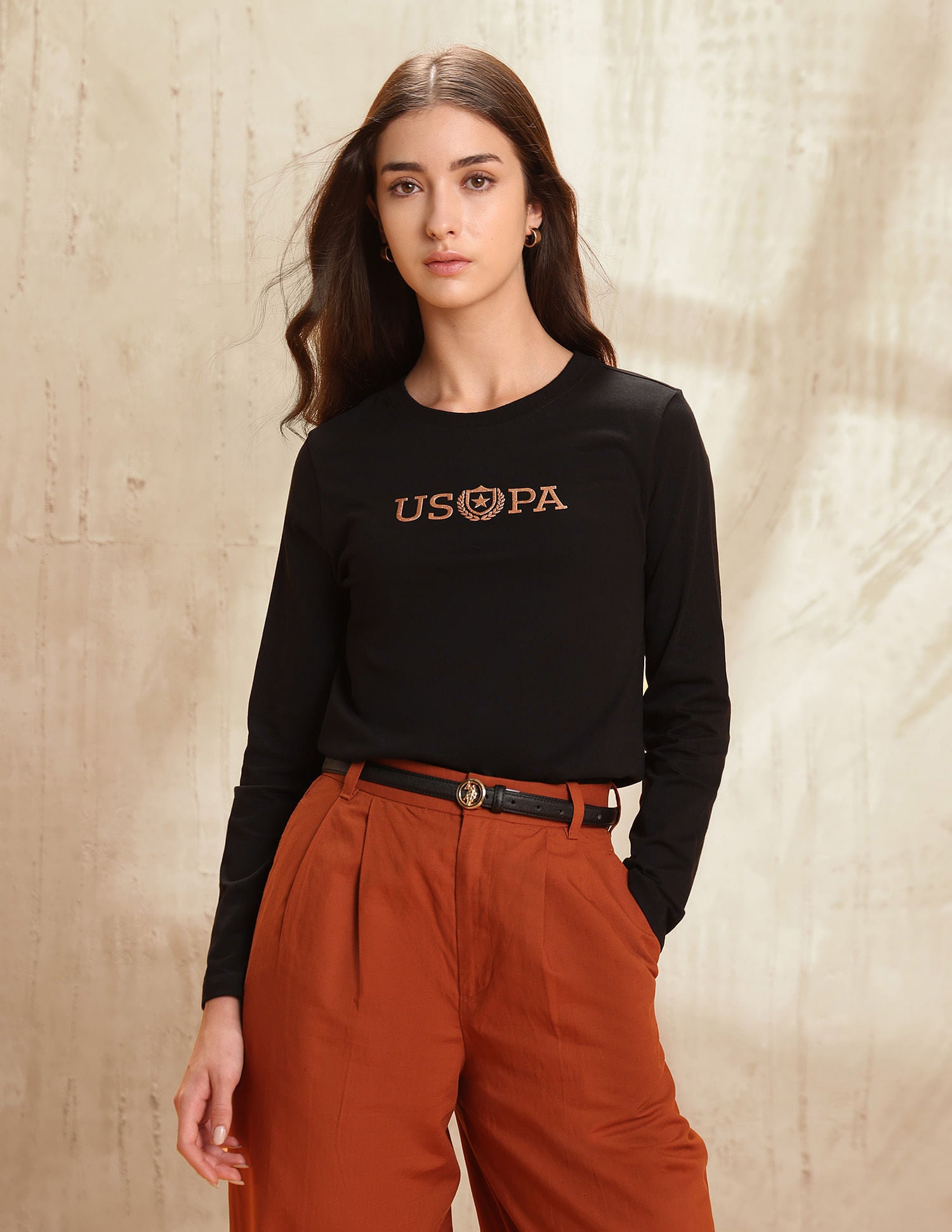 Relaxed Fit Brand Printed T-Shirt Black - U.S. POLO ASSN. | Large