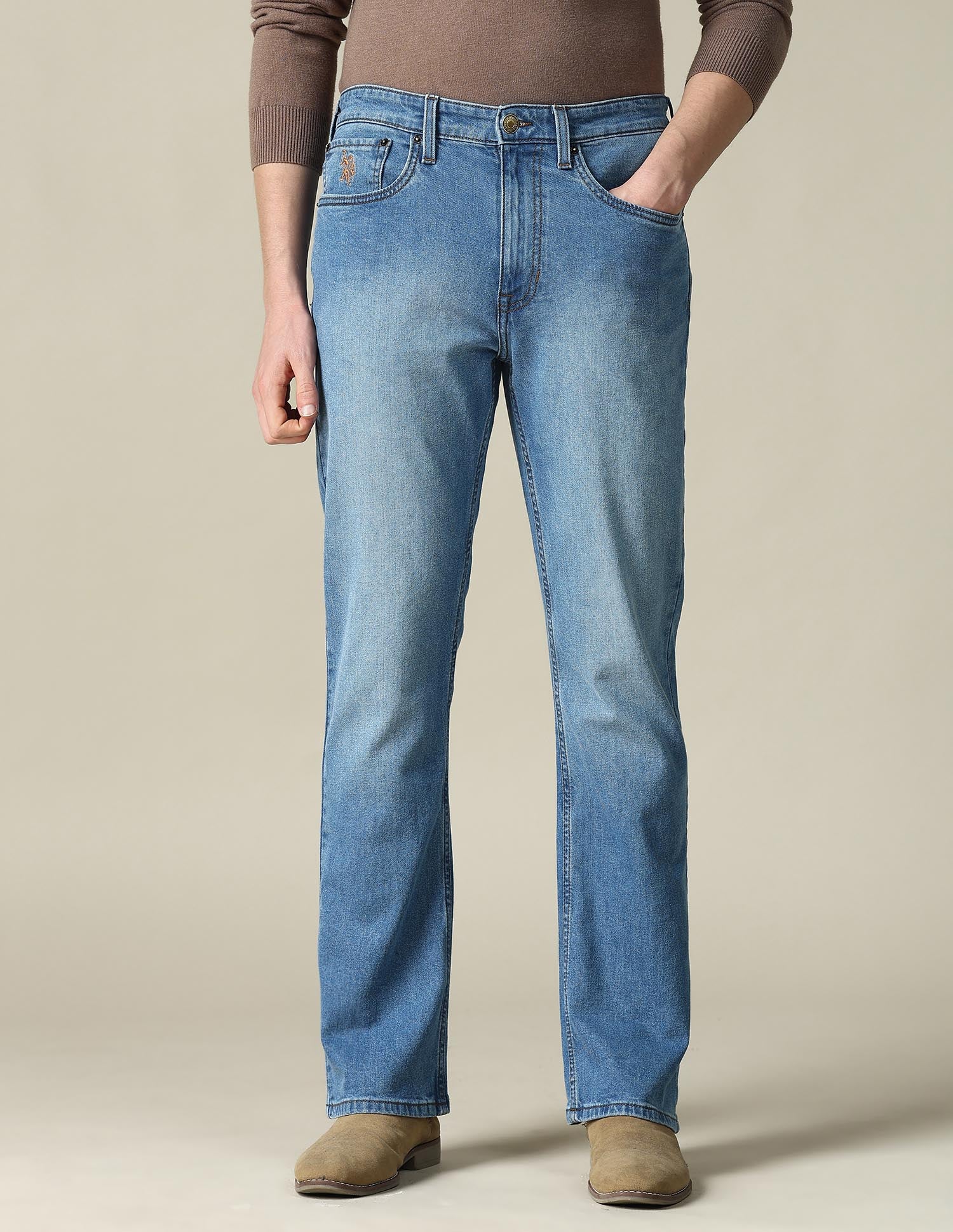 Connor Bootcut Blue Jeans Indigo - U.S. POLO ASSN. | Large