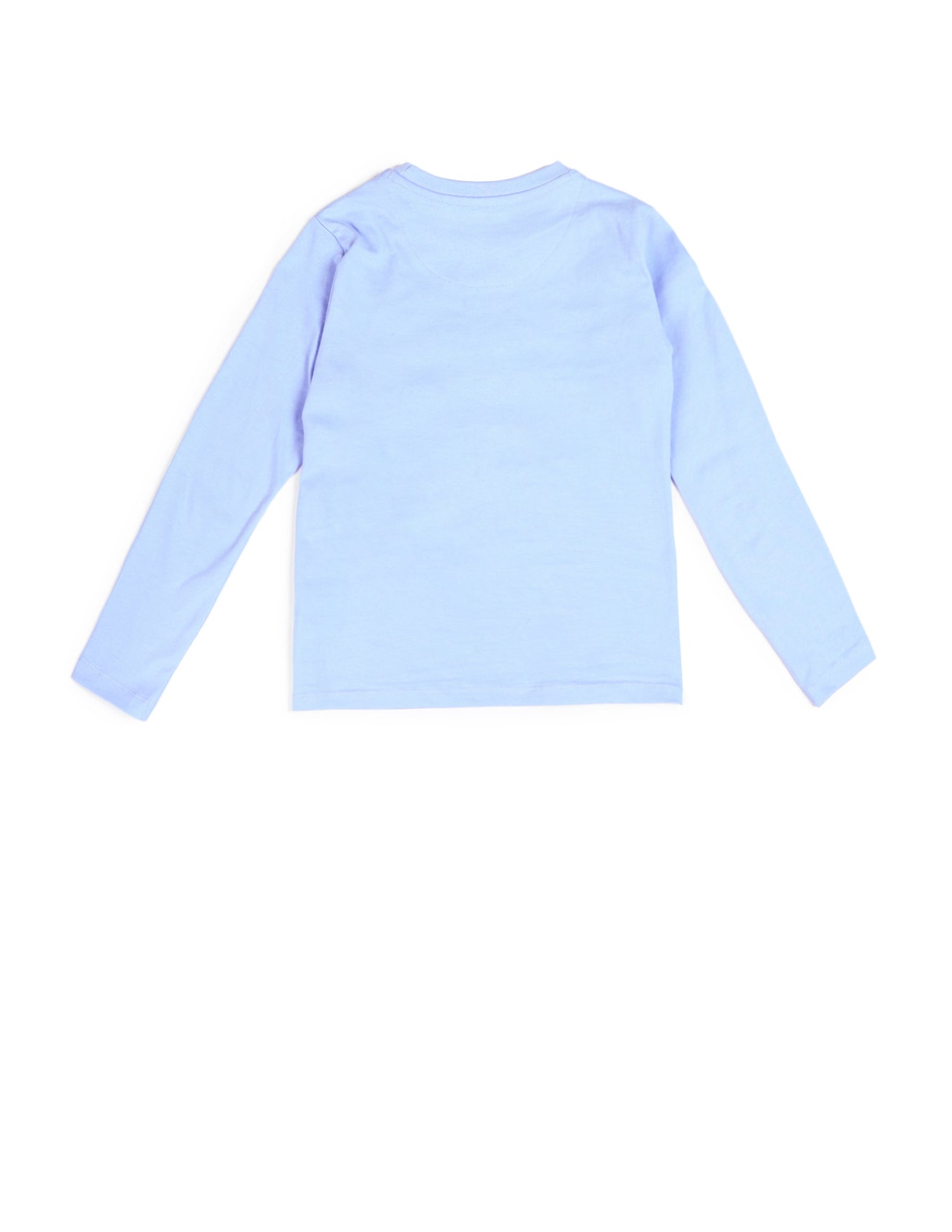 Boys Brand Printed Regular Fit T-Shirt Light Blue - U.S. POLO ASSN. | Large