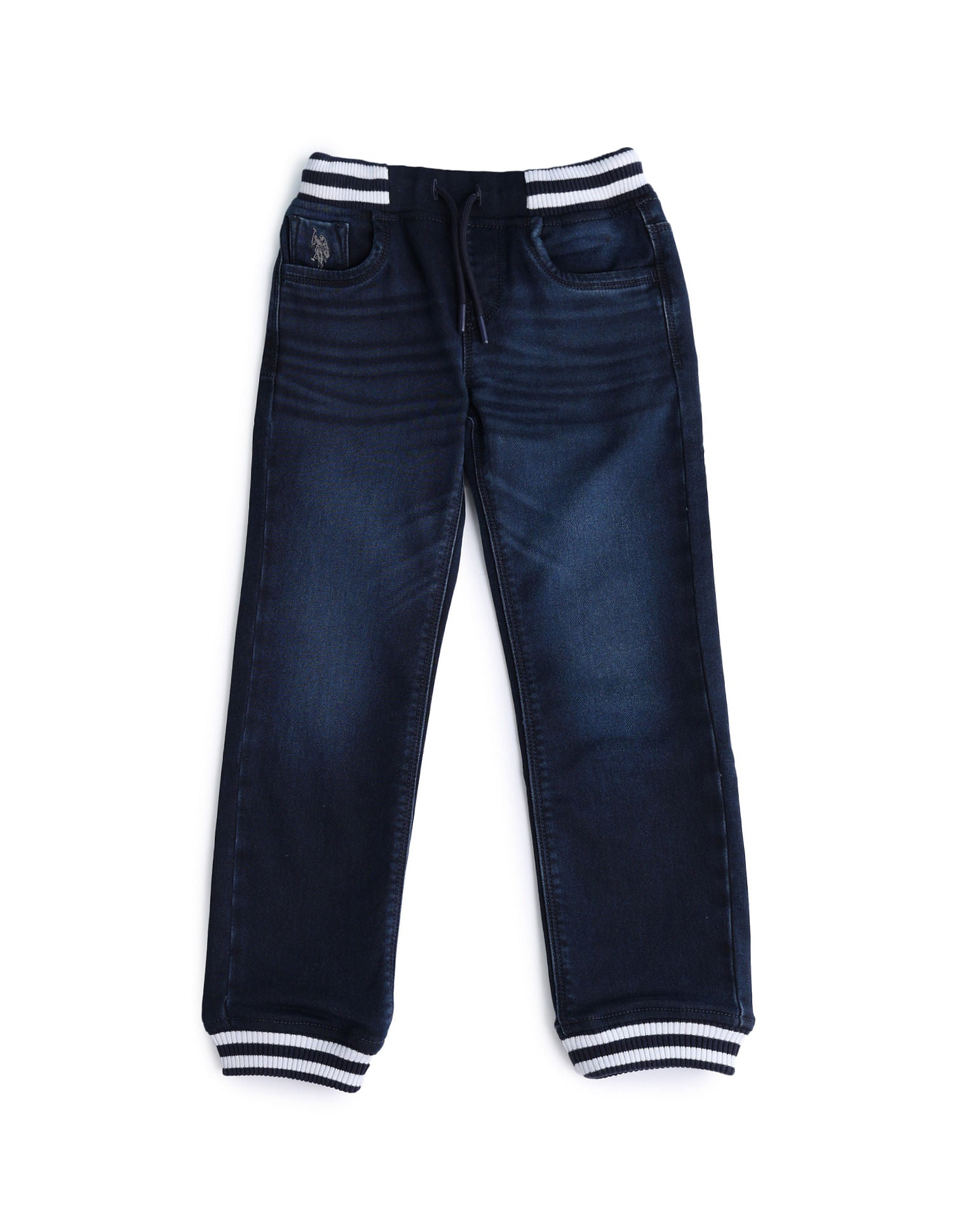 Slim fit Solid Jeans Blue Black - U.S. POLO ASSN. | Large