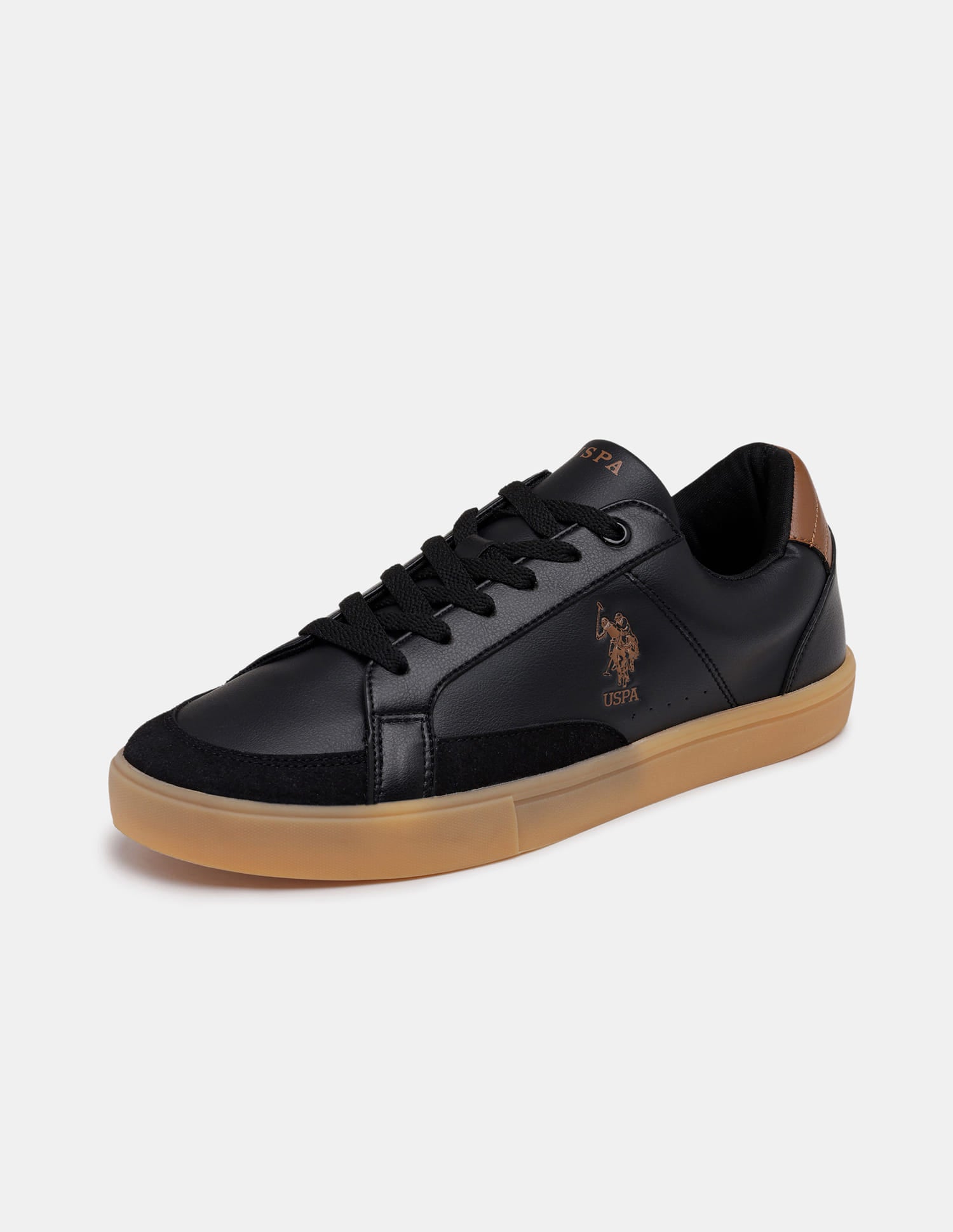 Men Hamet 2.0 Striped Sneakers Black - U.S. Polo Assn. India | Large