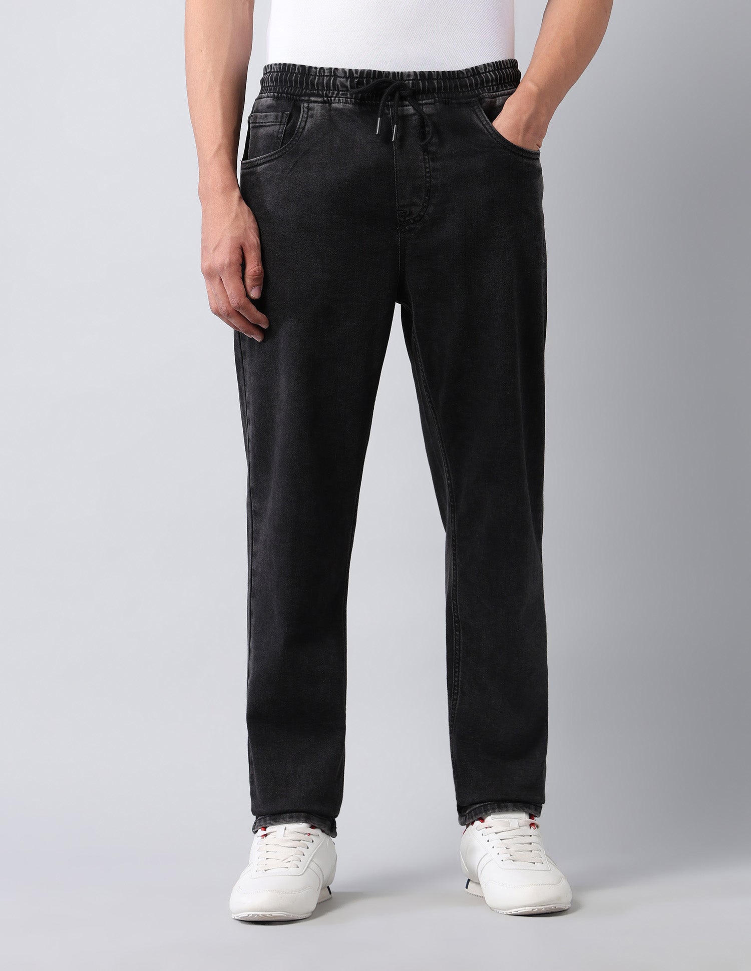 Jogger Regular Fit Black Jeans Black - U.S. Polo Assn. India | Large