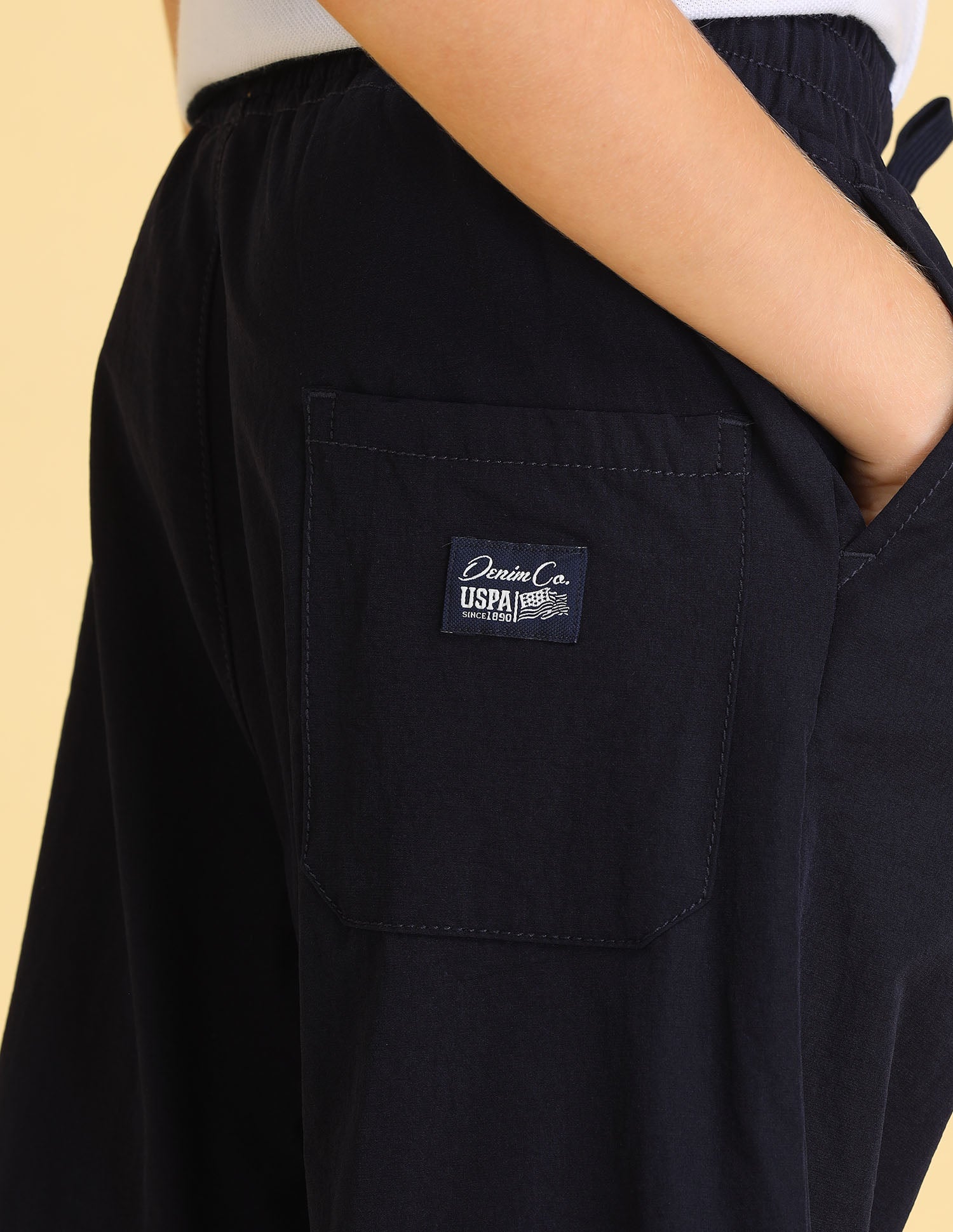 UKTRO0207 NAVY Boys Trousers Navy - U.S. POLO ASSN. | Large