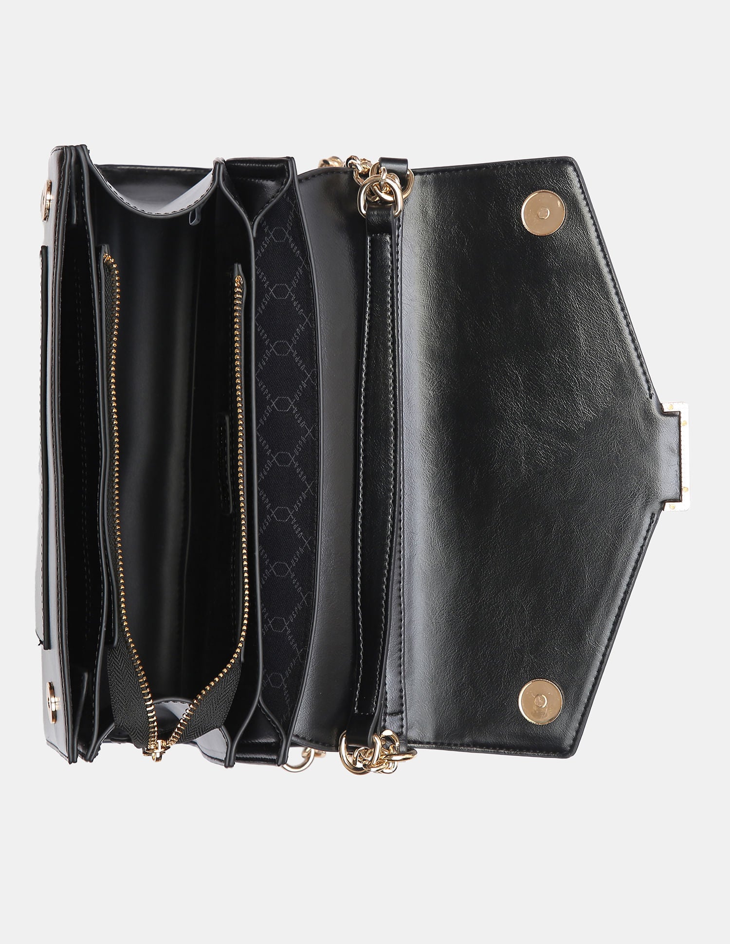 Women Blossom Sling Bag with Structured Compact Design Black - U.S. POLO ASSN. | Large