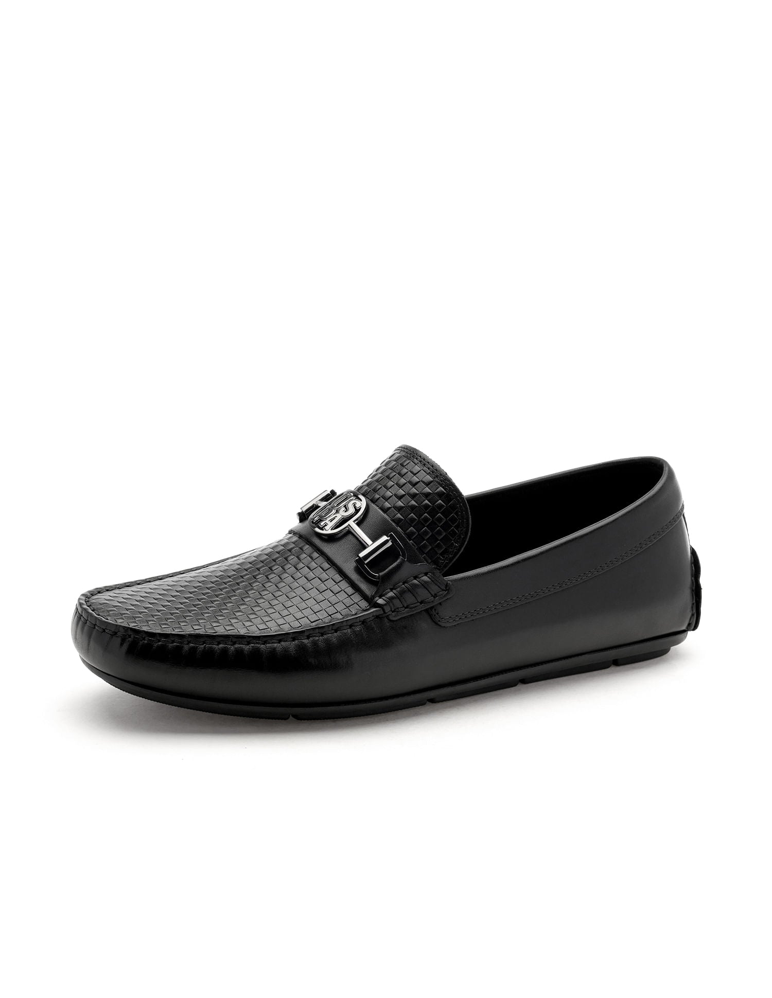 Men Solid Hano Loafers Black - U.S. Polo Assn. India | Large