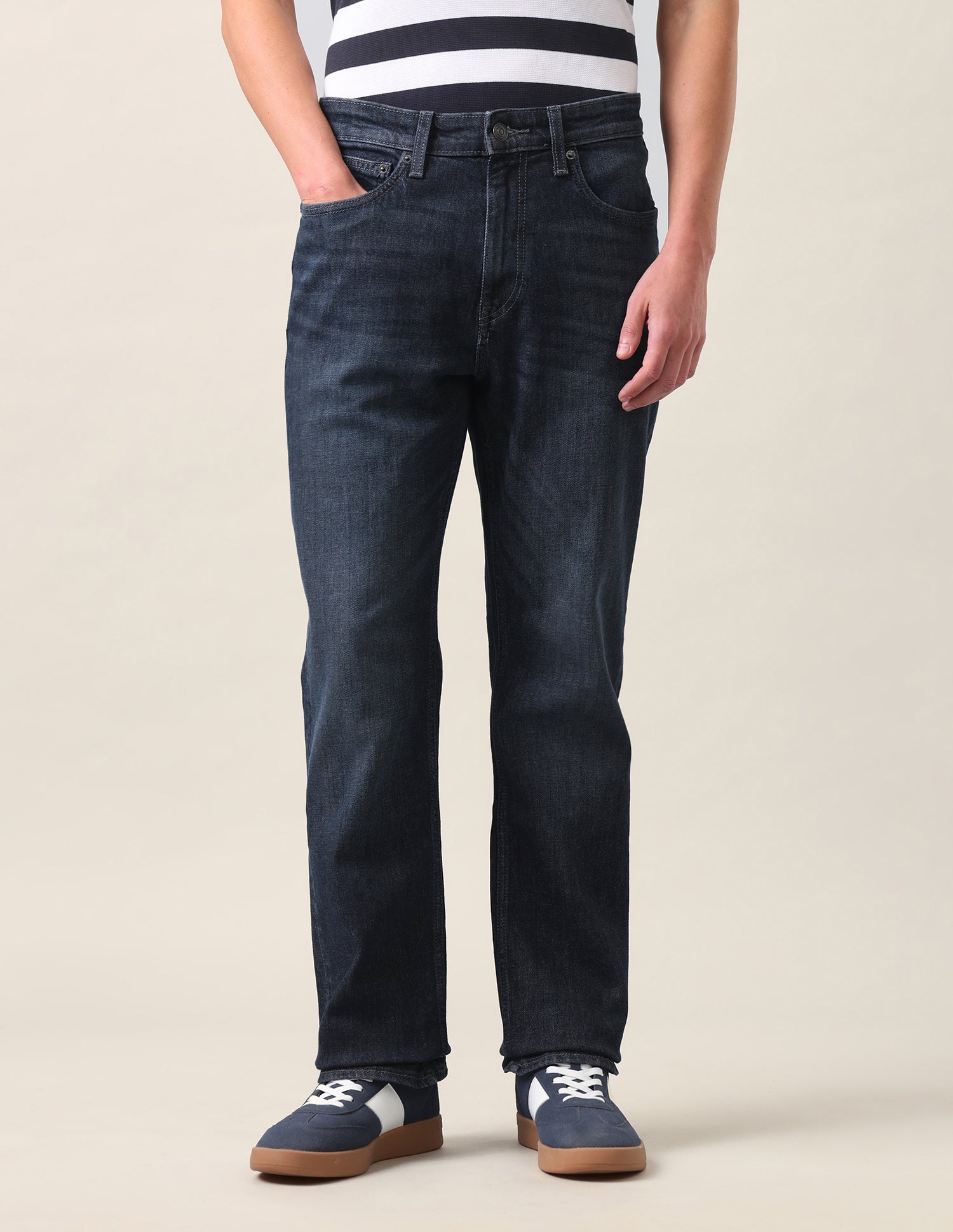 Connor Bootcut Fit Blue Jeans Dark Blue - U.S. Polo Assn. India | Large